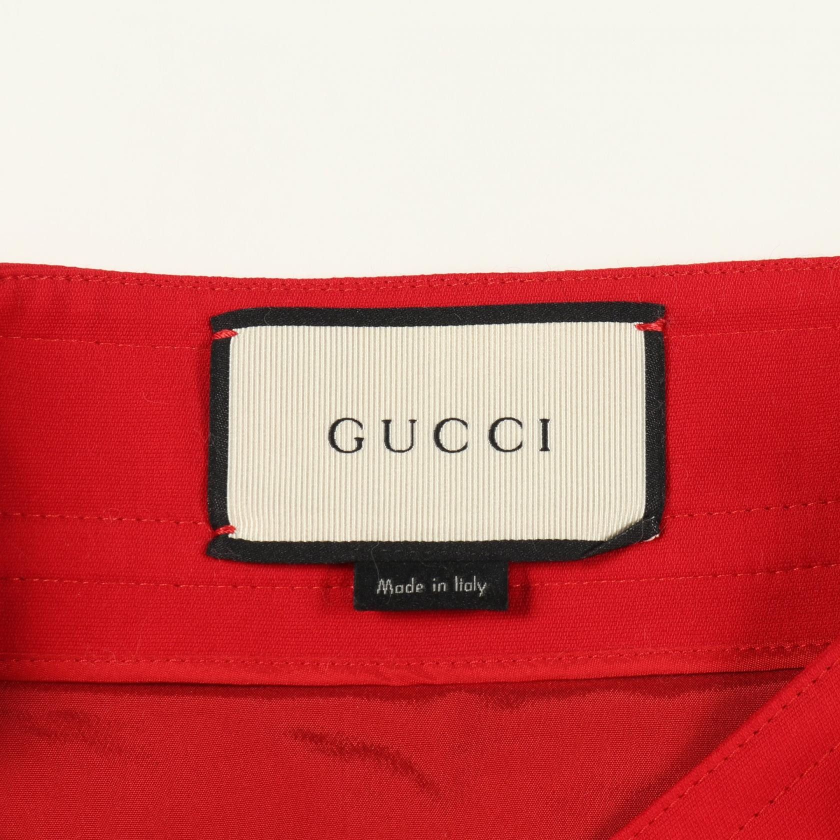 Gucci Gucci Gucci GG Pearl Button Wool Skirt Textile Skirts DUTY FREE for USA Size ONE SIZE - 3 Thumbnail