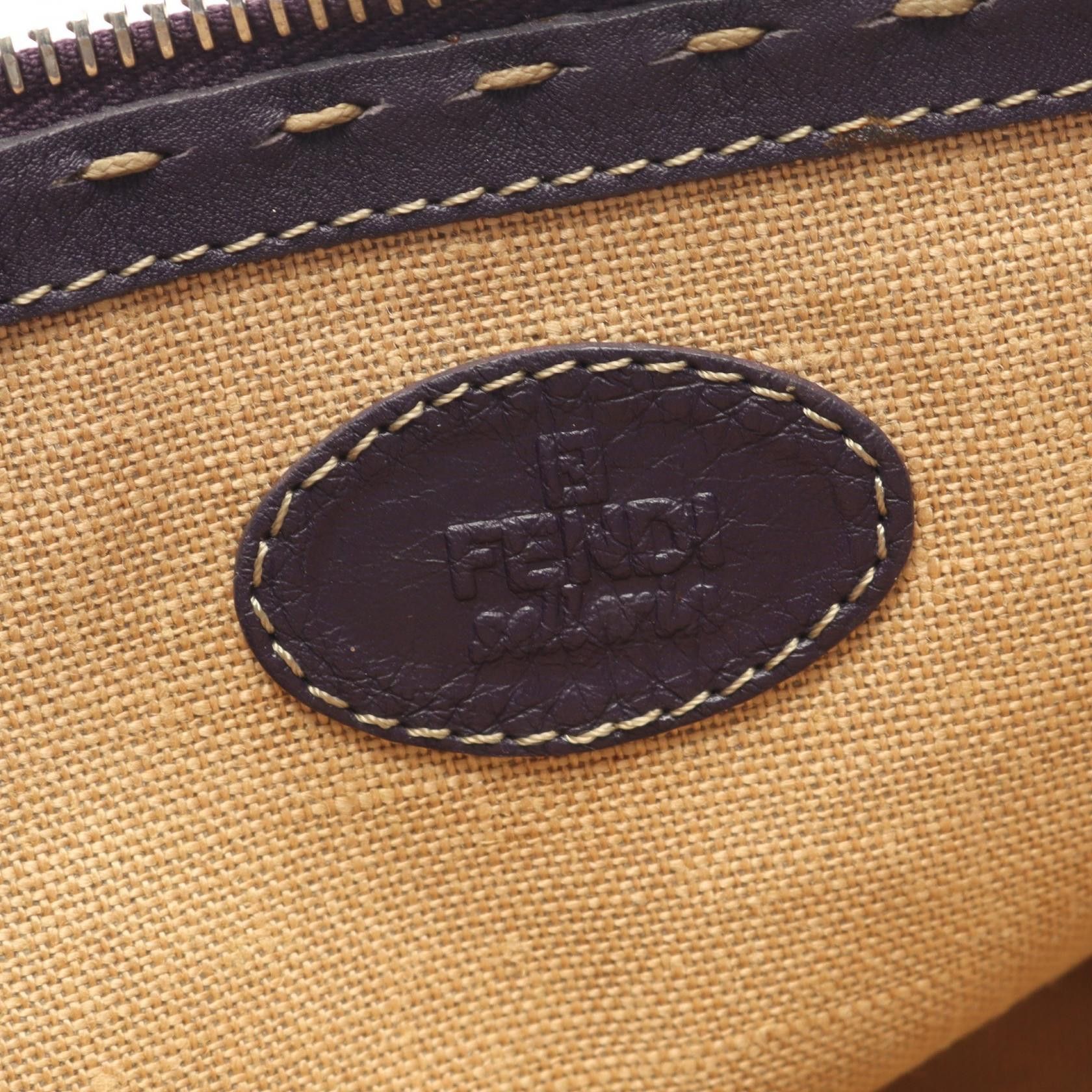 Fendi Fendi Fendi Selleria Leather Pouch Leather Vanity Bag 8N0037 DUTY FREE for USA Size ONE SIZE - 4 Thumbnail