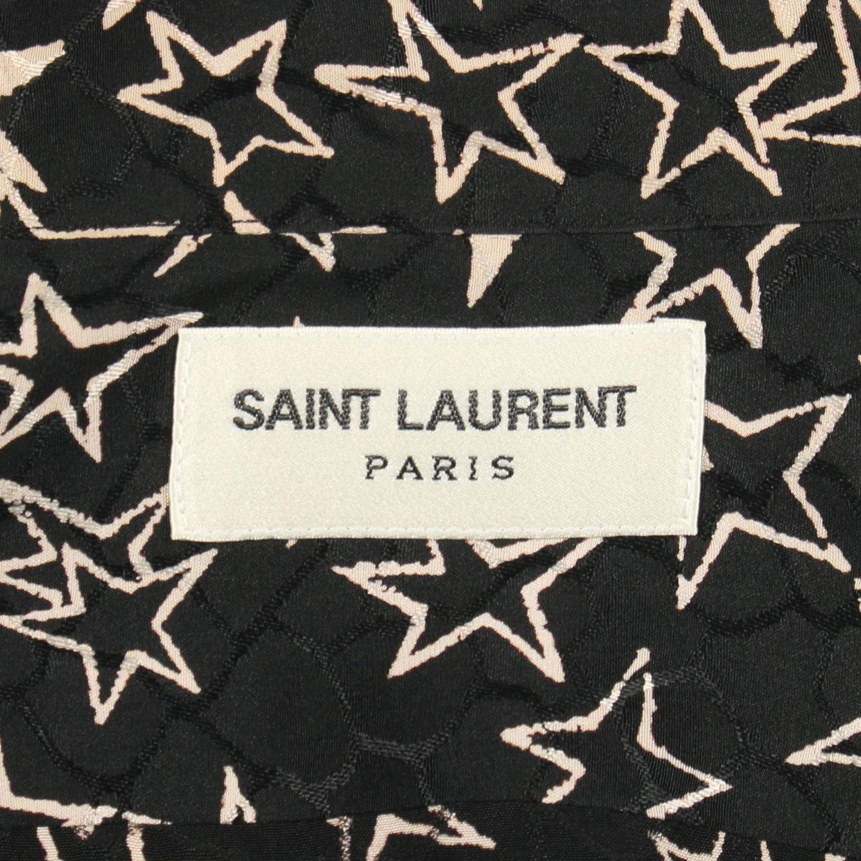 Yves Saint Laurent Yves Saint Laurent Saint Laurent Paris Star Silk Shirt Textile Tops 564172 DUTY FREE for USA Size ONE SIZE - 3 Thumbnail