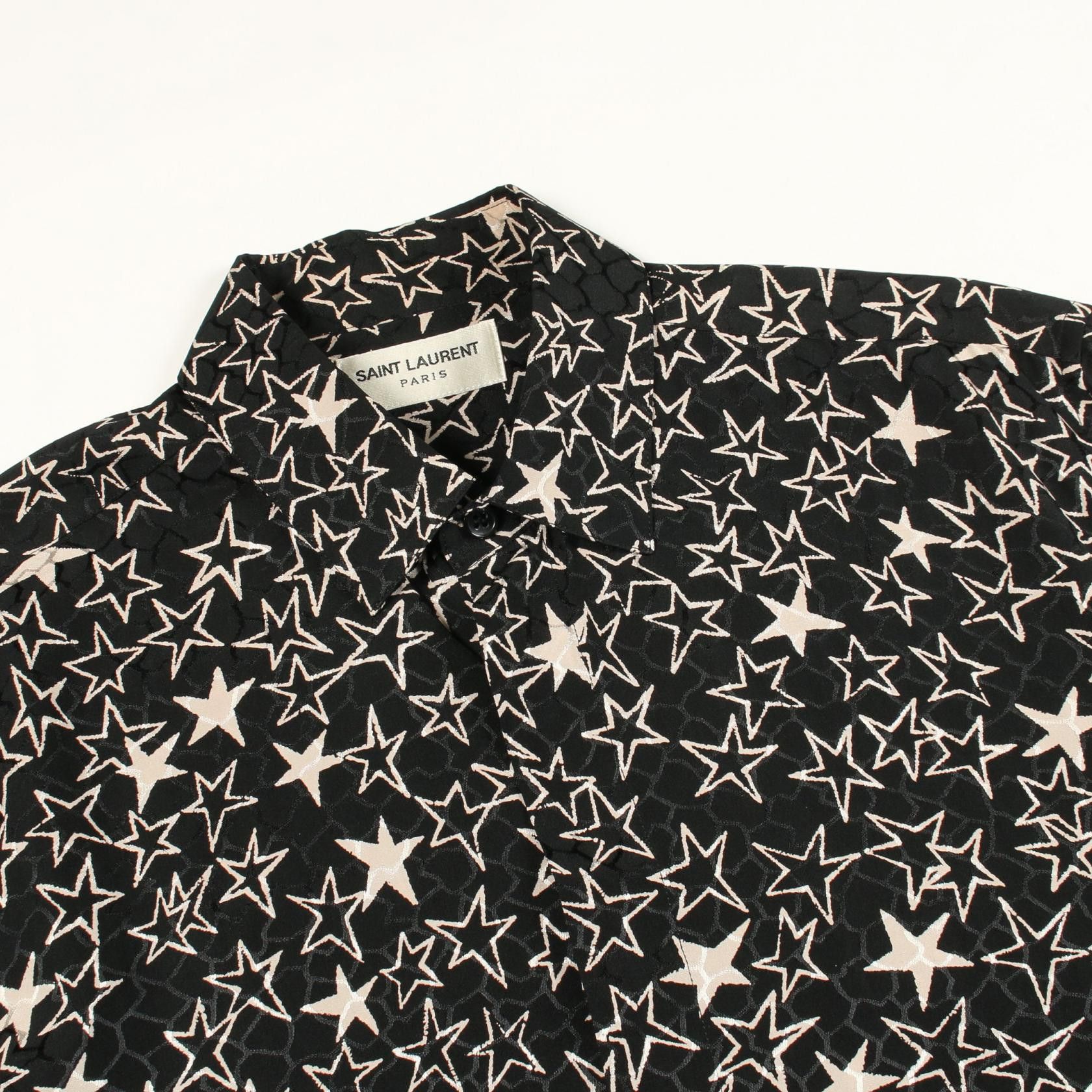 Yves Saint Laurent Yves Saint Laurent Saint Laurent Paris Star Silk Shirt Textile Tops 564172 DUTY FREE for USA Size ONE SIZE - 9 Thumbnail