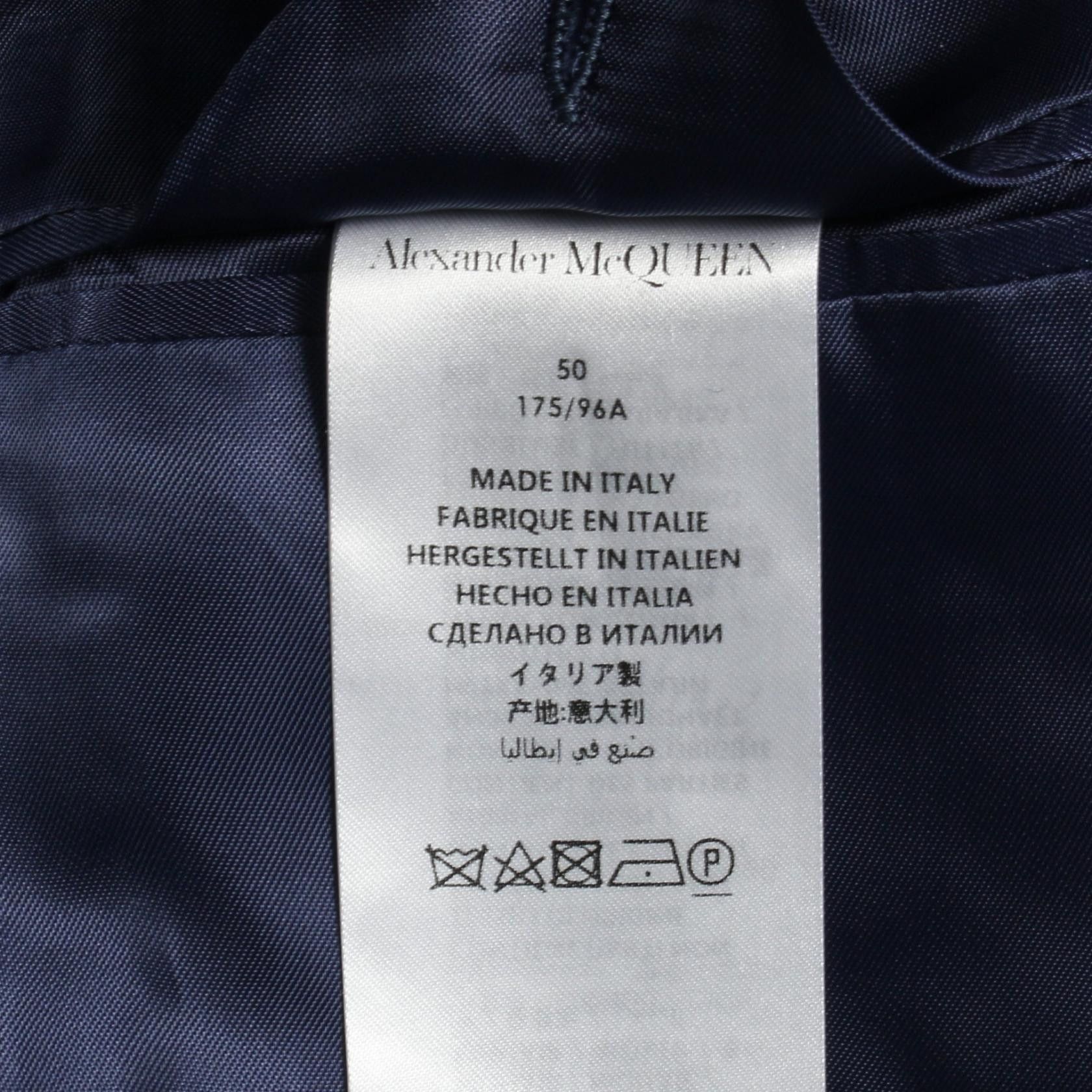 Alexander McQueen Alexander McQueen Alexander McQueen Wool Mohair Jacket Textile Outerwear DUTY FREE for USA Size ONE SIZE - 5 Thumbnail