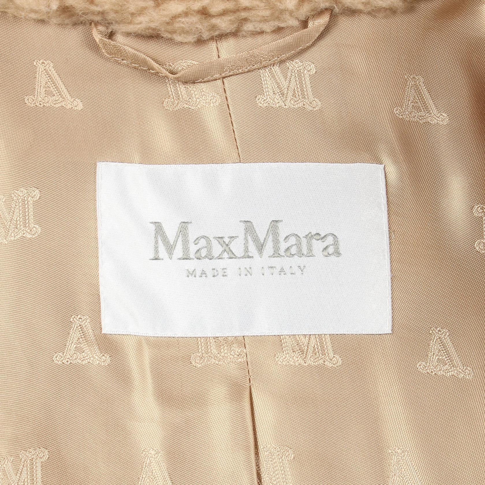 Max Mara Max Mara Max Mara TEDDY Teddy Bear Icon Camel Coat Fur Outerwear DUTY FREE for USA Size ONE SIZE - 3 Thumbnail