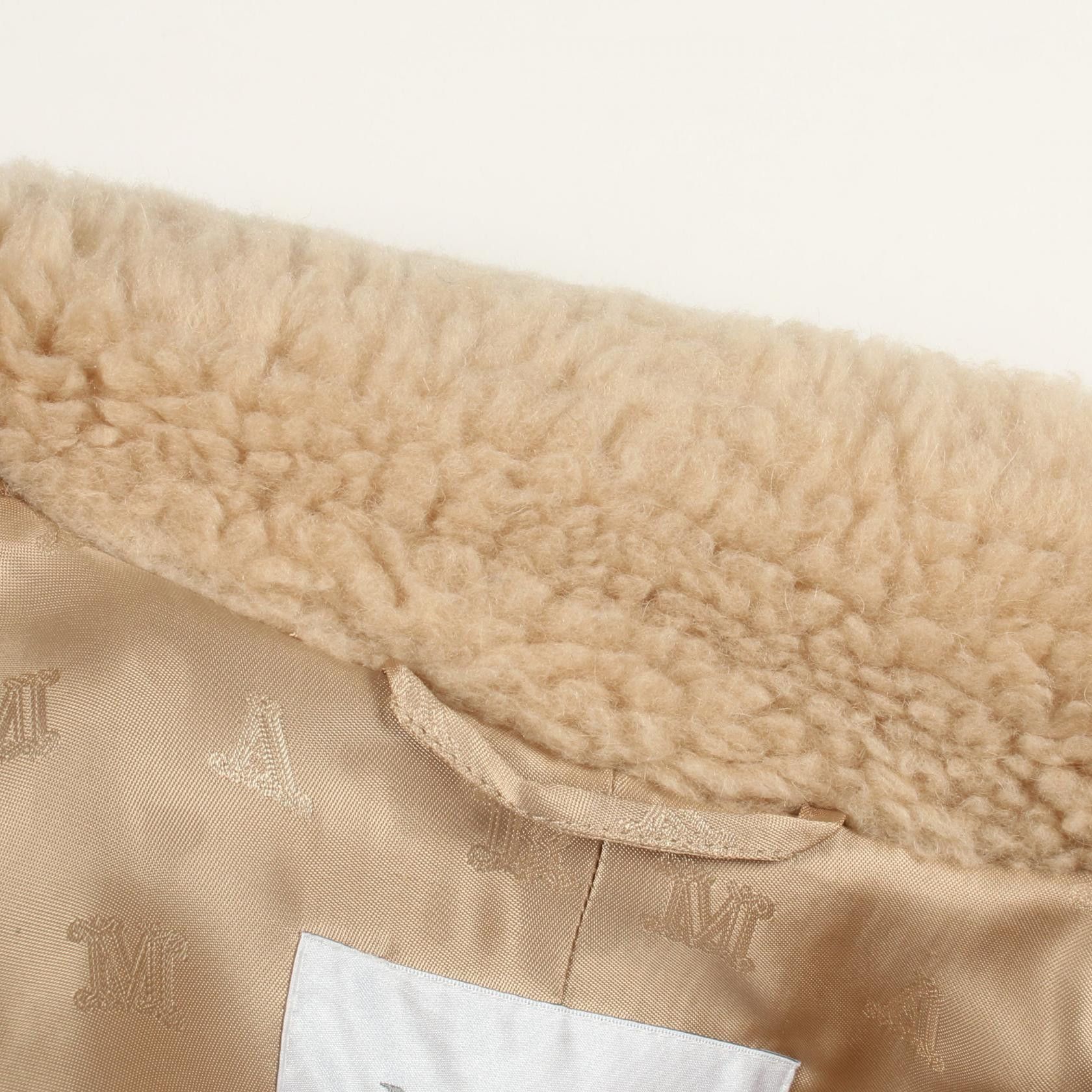 Max Mara Max Mara Max Mara TEDDY Teddy Bear Icon Camel Coat Fur Outerwear DUTY FREE for USA Size ONE SIZE - 7 Thumbnail