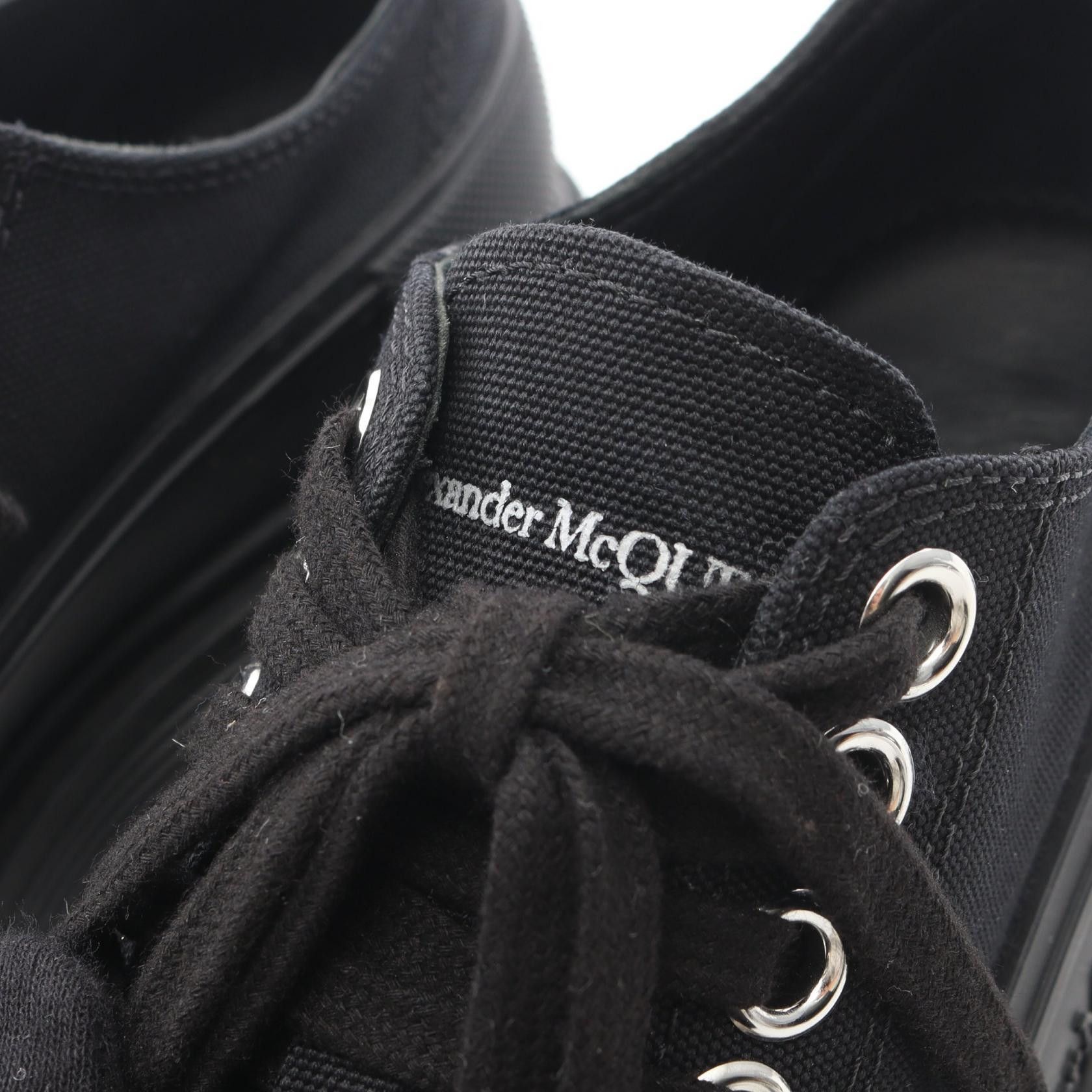 Alexander McQueen Alexander McQueen Alexander McQueen TREAD SLICK Canvas Rubber Sneakers Textile Shoes DUTY FREE for USA Size ONE SIZE - 9 Thumbnail