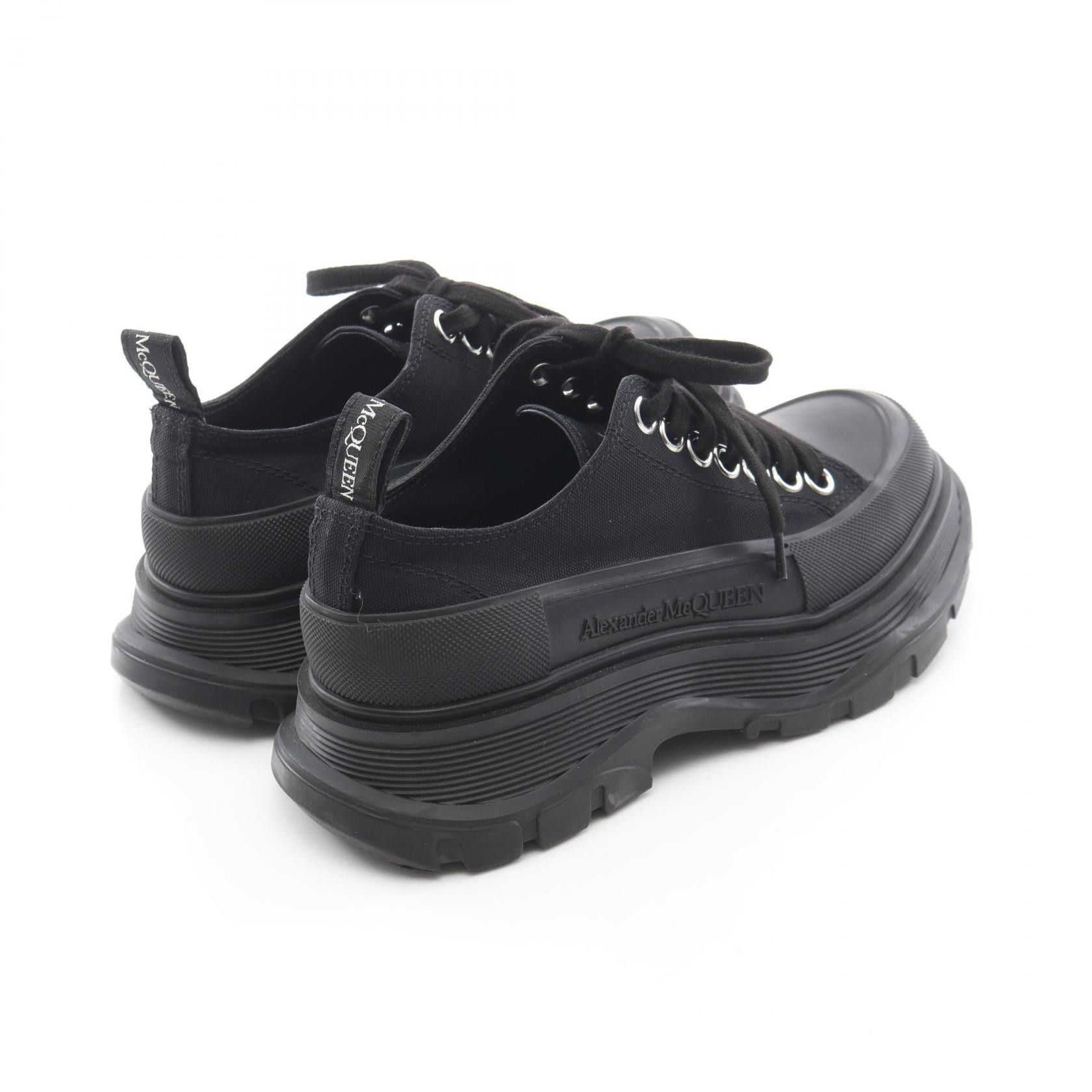 Alexander McQueen Alexander McQueen Alexander McQueen TREAD SLICK Canvas Rubber Sneakers Textile Shoes DUTY FREE for USA Size ONE SIZE - 2 Thumbnail