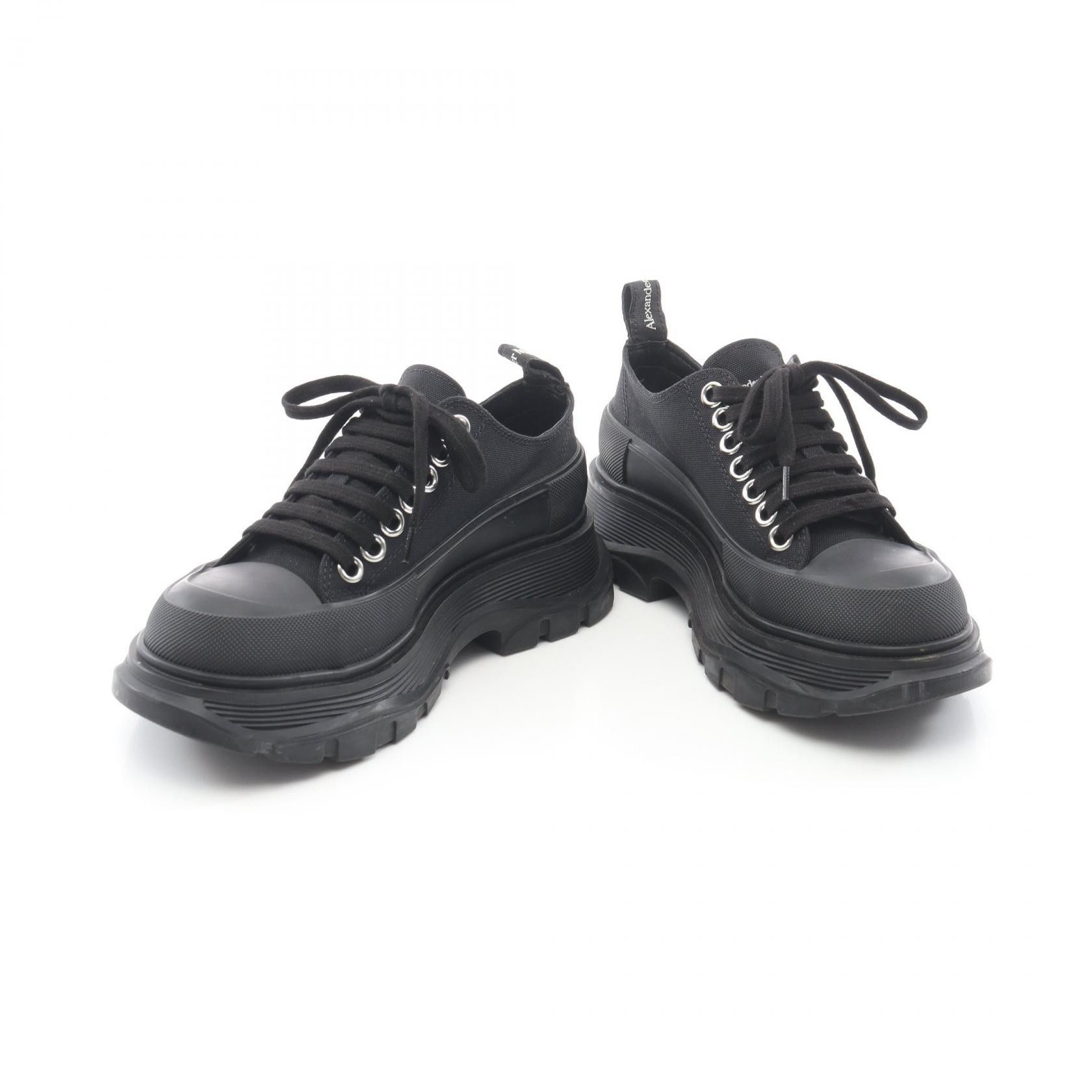 Alexander McQueen Alexander McQueen Alexander McQueen TREAD SLICK Canvas Rubber Sneakers Textile Shoes DUTY FREE for USA Size ONE SIZE - 3 Thumbnail