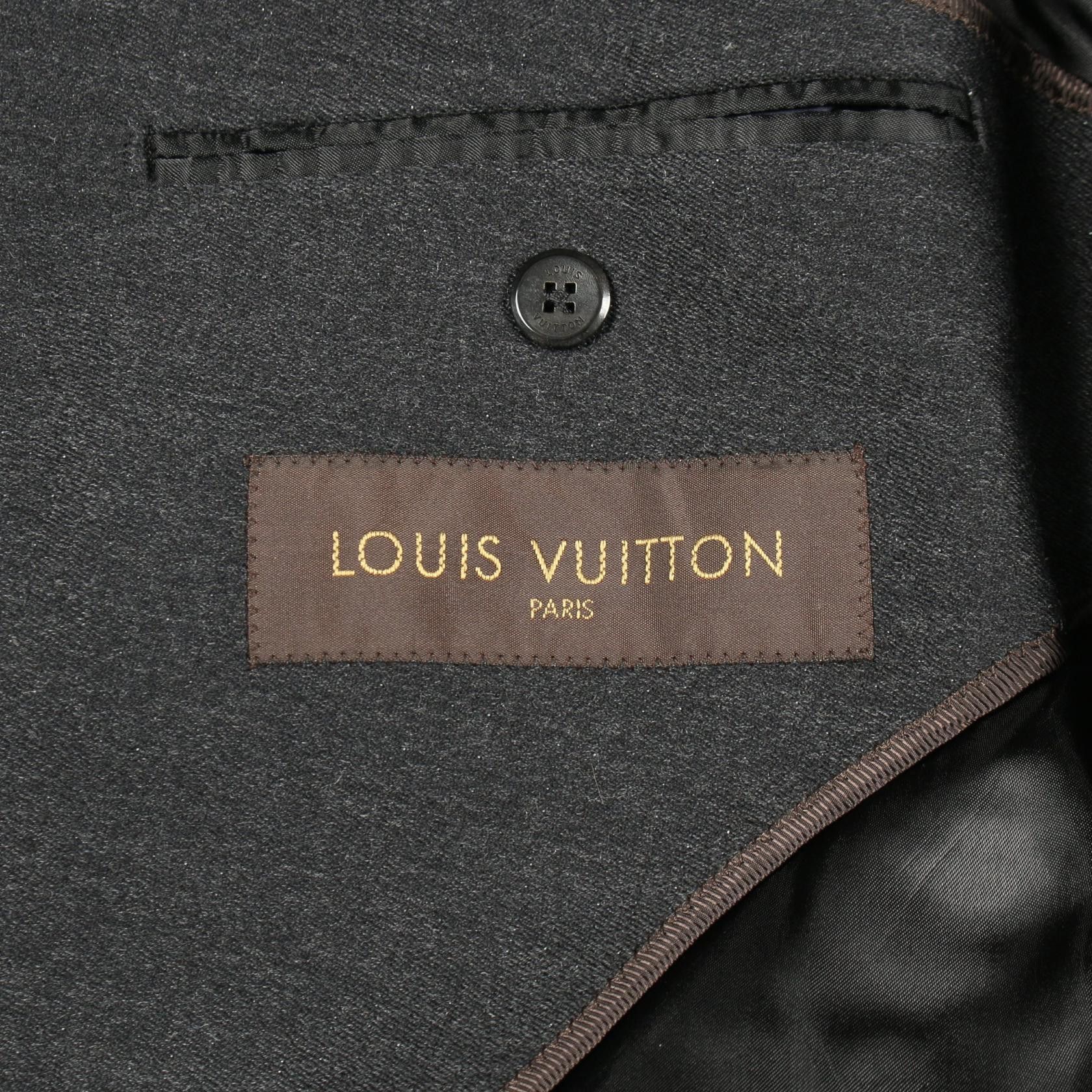 Louis Vuitton Louis Vuitton Louis Vuitton Wool Coat Textile Outerwear RM122H2CO72UAD DUTY FREE for USA Size ONE SIZE - 3 Thumbnail