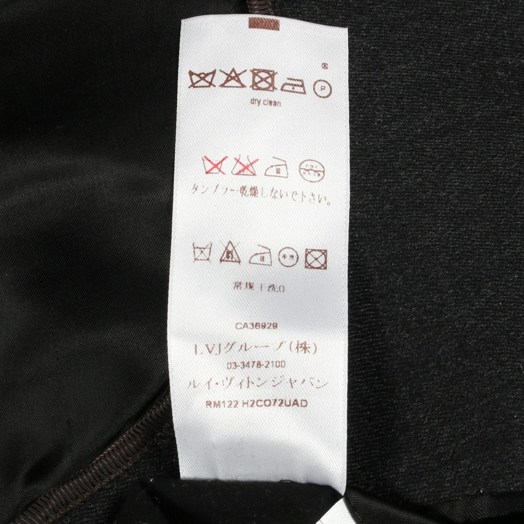 Louis Vuitton Louis Vuitton Louis Vuitton Wool Coat Textile Outerwear RM122H2CO72UAD DUTY FREE for USA Size ONE SIZE - 4 Thumbnail