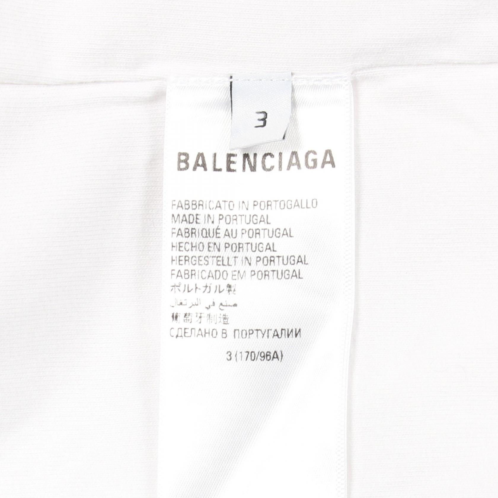 Balenciaga Balenciaga Balenciaga × adidas Cotton T Shirt Textile T-Shirts DUTY FREE for USA Size ONE SIZE - 5 Thumbnail