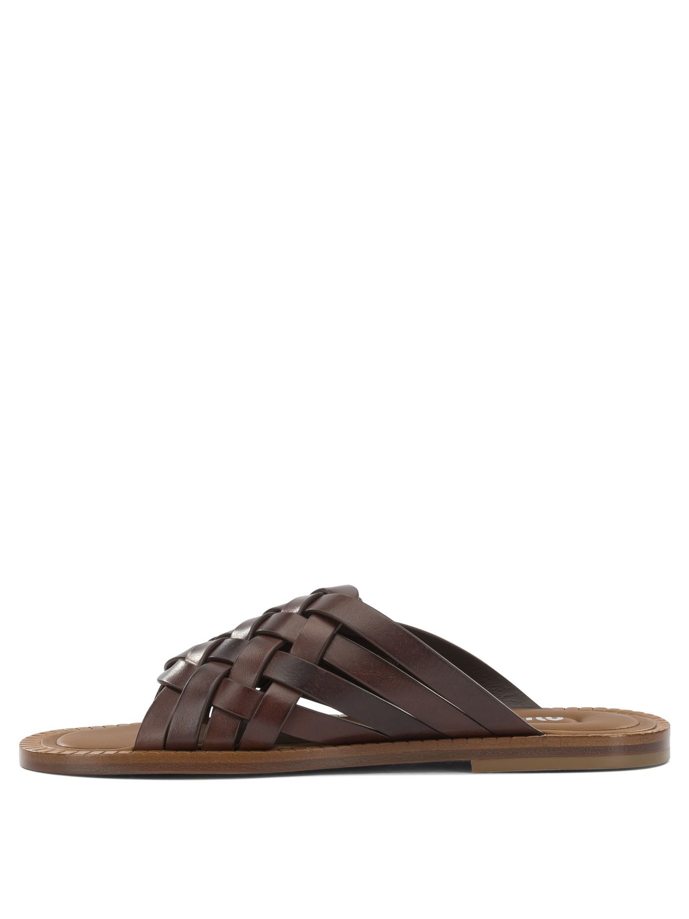 Miu Miu Miu Miu Leather Slides IT 40 Women - USA Duties Paid Size US 10 / IT 40 - 3 Thumbnail