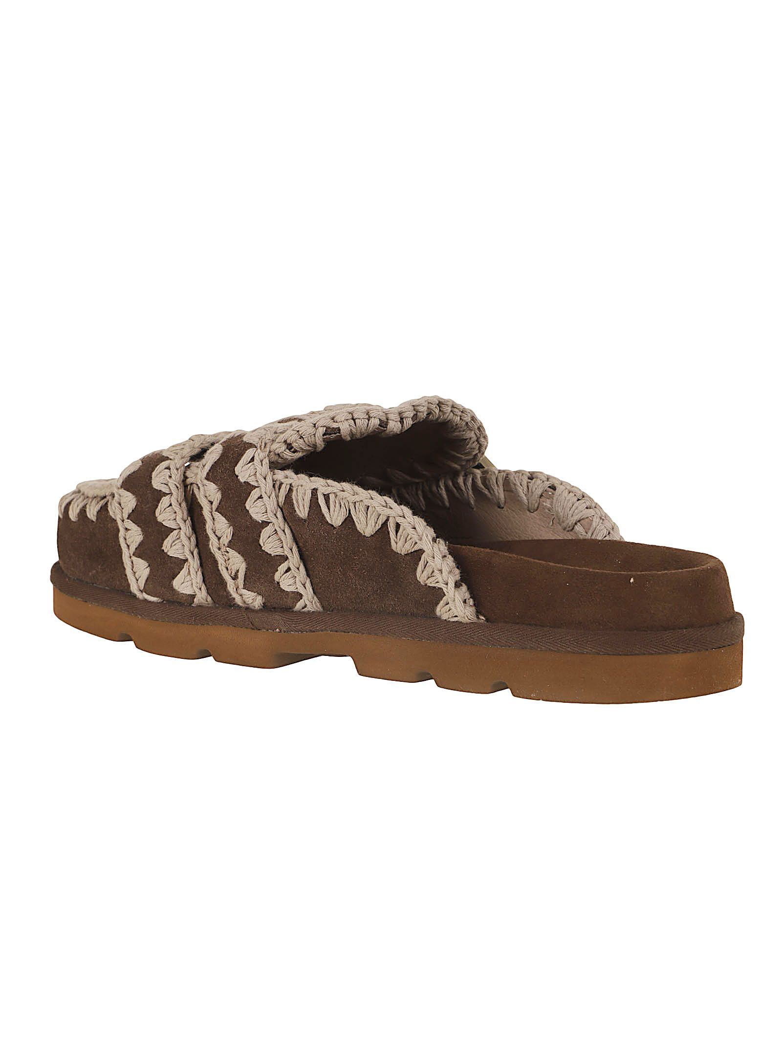 Mou Mou Suede Leather Sabot Sandals IT 37 Women - USA Duties Paid Size US 7 / IT 37 - 2 Thumbnail