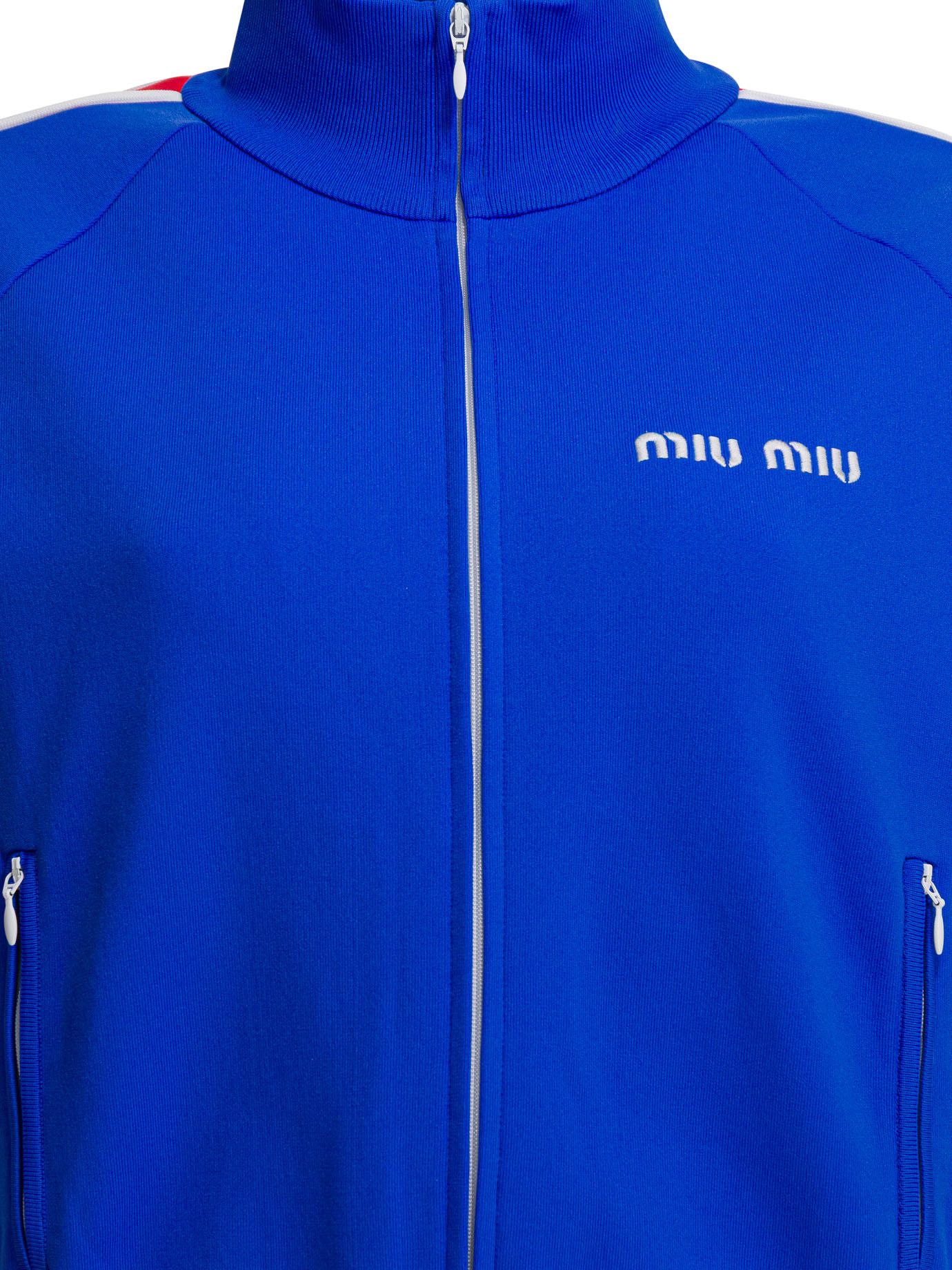 Miu Miu Miu Miu Sweatshirt With Zipper And Logo tag size 42 Women - USA Duties Paid Size M / US 6-8 / IT 42-44 - 3 Thumbnail