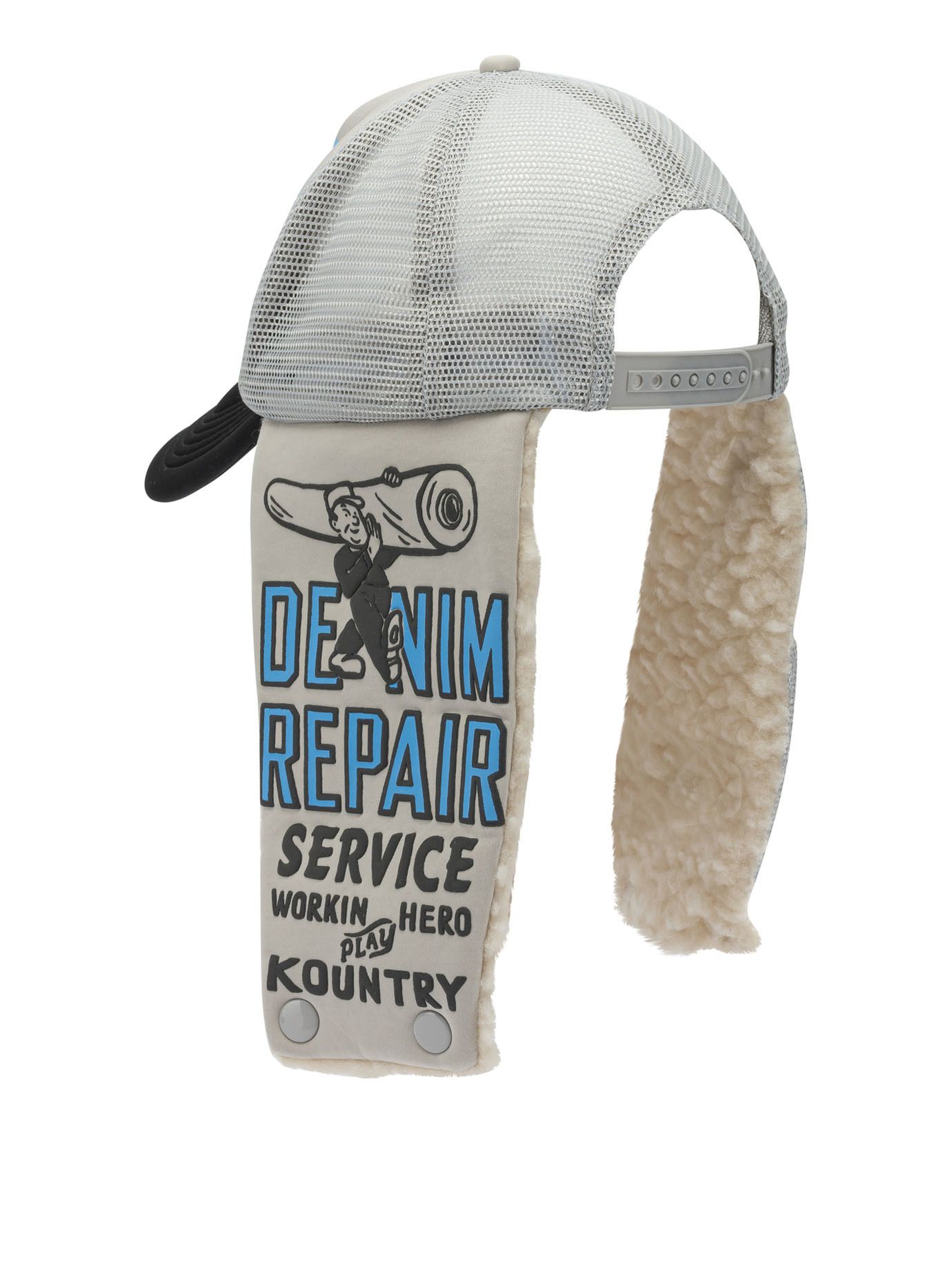 Kapital Kapital Denim Repair Service Lumber Trucker Hat tag size UNI Men - USA Duties Paid Size ONE SIZE - 3 Thumbnail