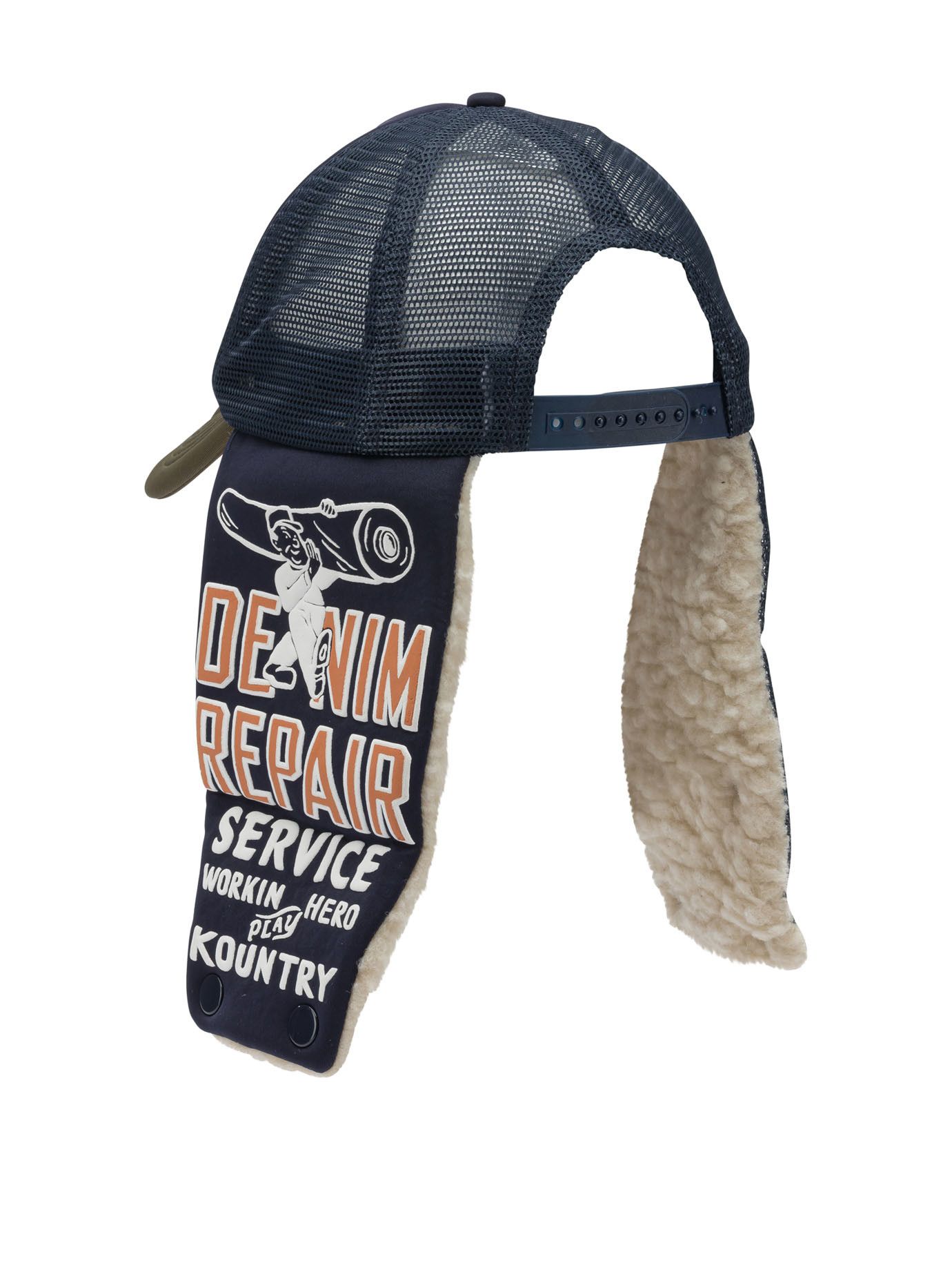 Kapital Kapital Denim Repair Service Lumber Trucker Hat tag size UNI Men - USA Duties Paid Size ONE SIZE - 3 Thumbnail