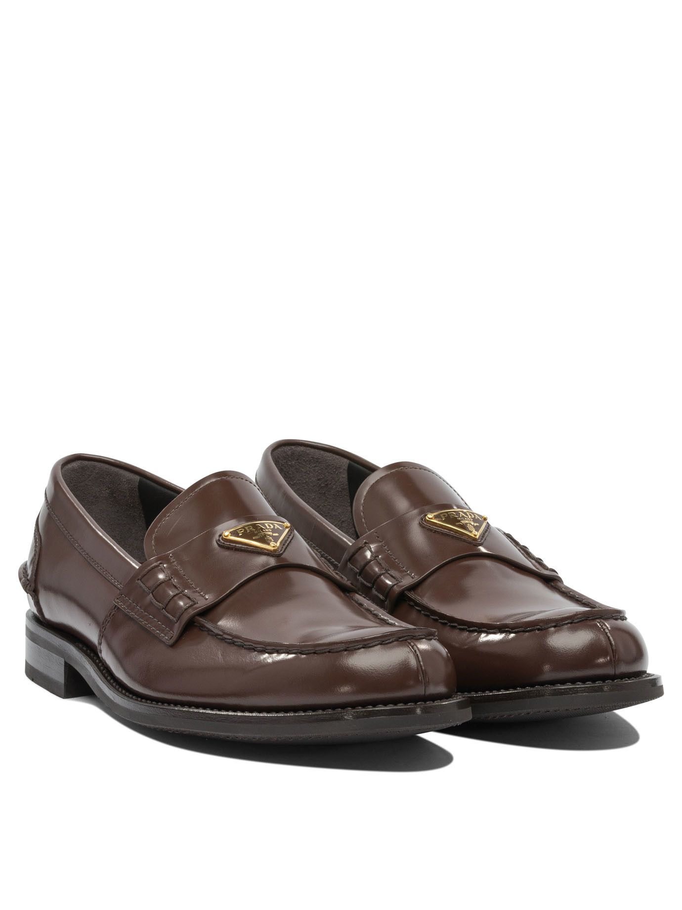 Prada Prada Shiny Leather Loafers 9 Men - USA Duties Paid Size US 10 / EU 43 - 2 Thumbnail