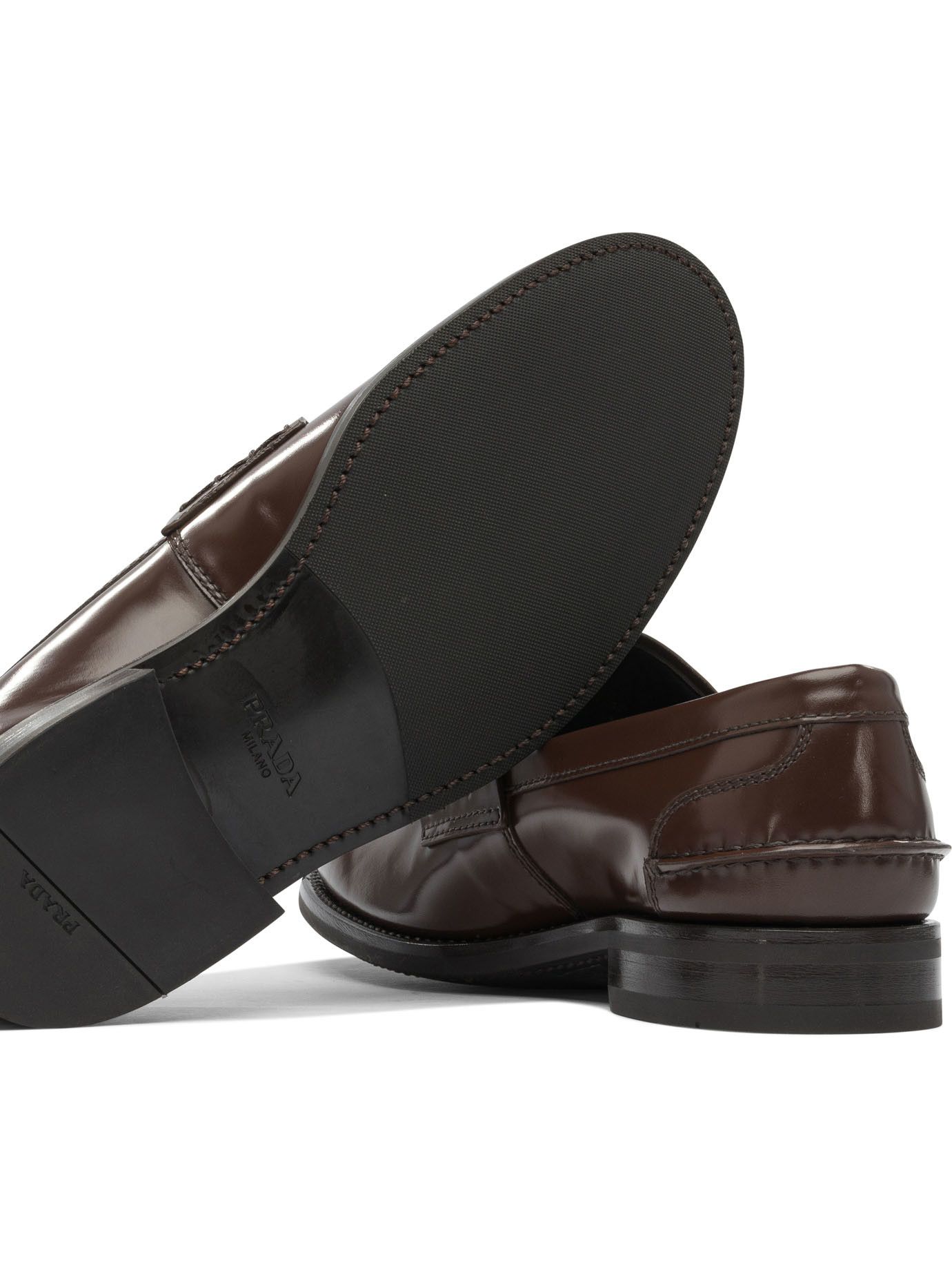 Prada Prada Shiny Leather Loafers 9 Men - USA Duties Paid Size US 10 / EU 43 - 5 Thumbnail