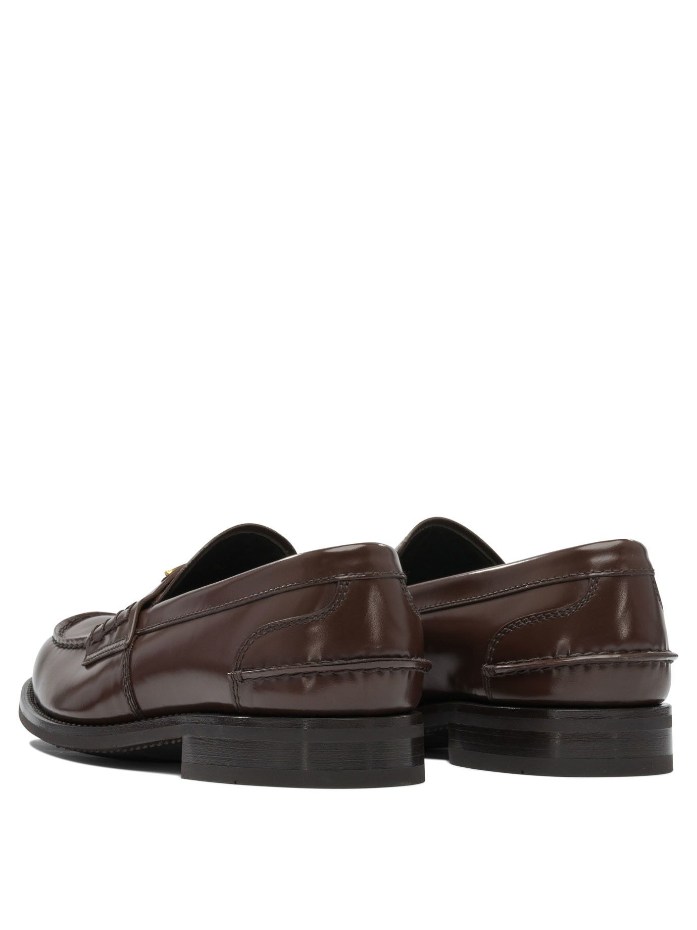 Prada Prada Shiny Leather Loafers 9 Men - USA Duties Paid Size US 10 / EU 43 - 4 Thumbnail