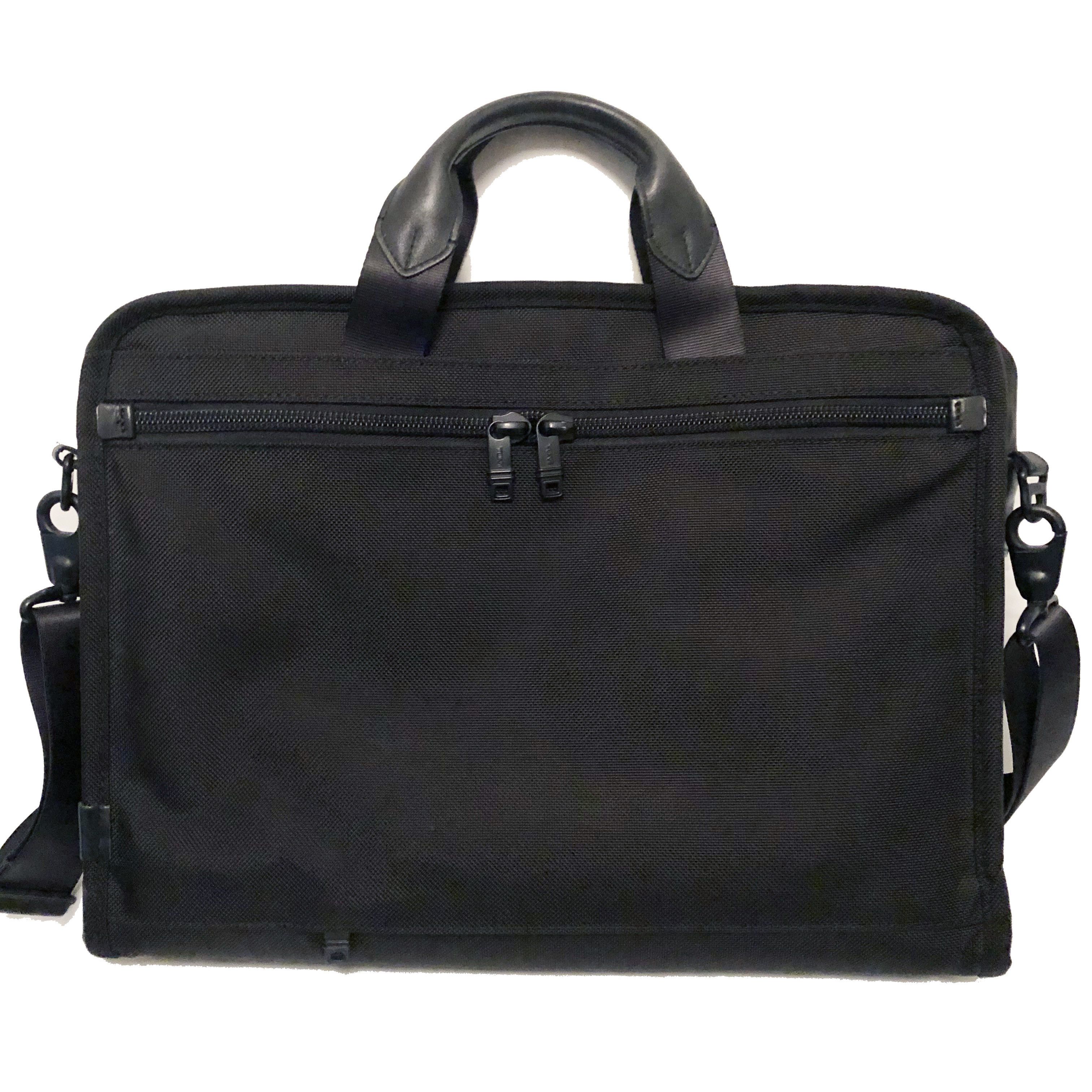 Tumi $395 TUMI ALPHA COMPACT LGE SCREEN BALLISTIC NYLON LAPTOP  