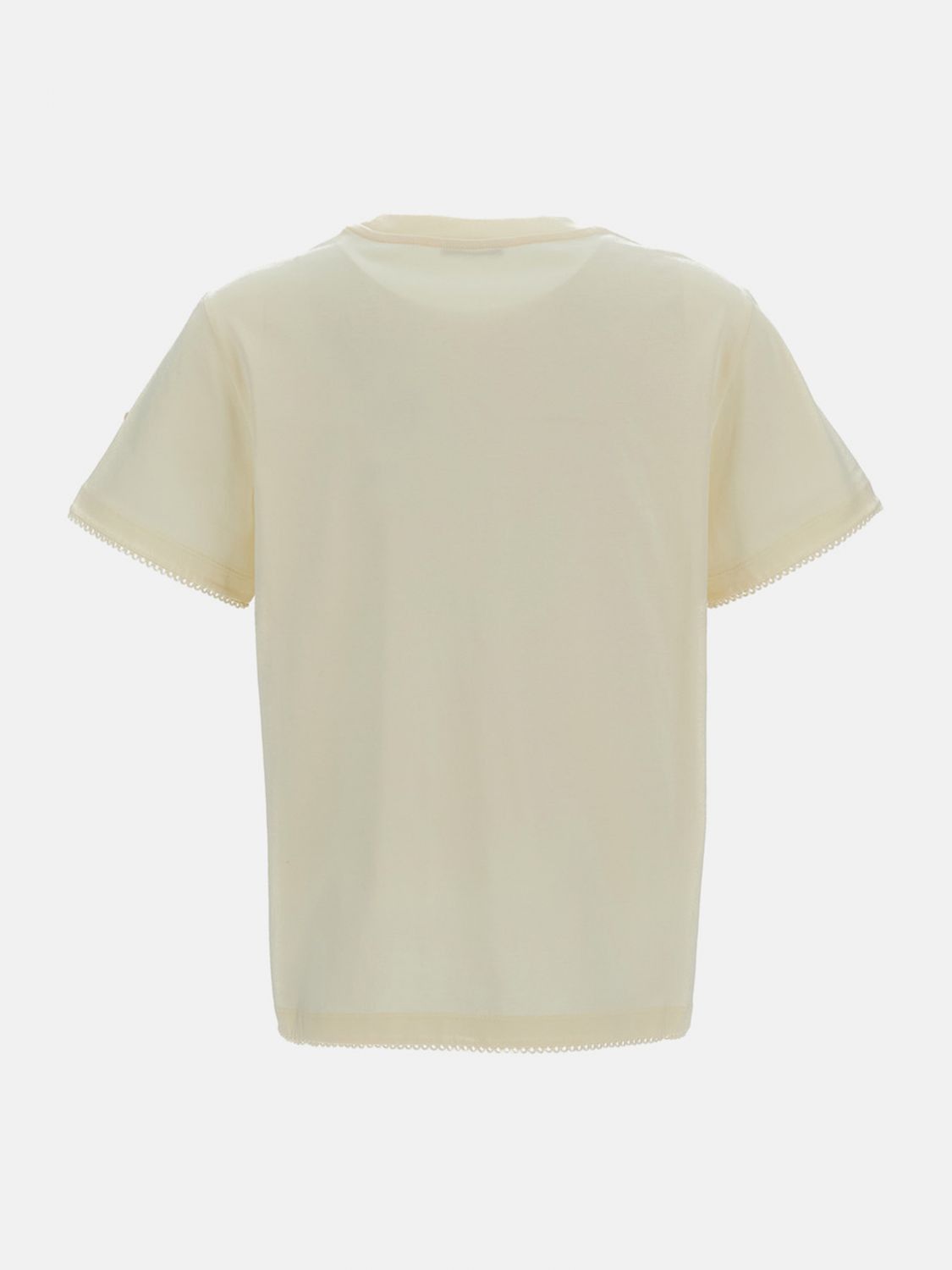 Moncler Moncler T-Shirt Woman White Size XS / US 0-2 / IT 36-38 - 2 Thumbnail