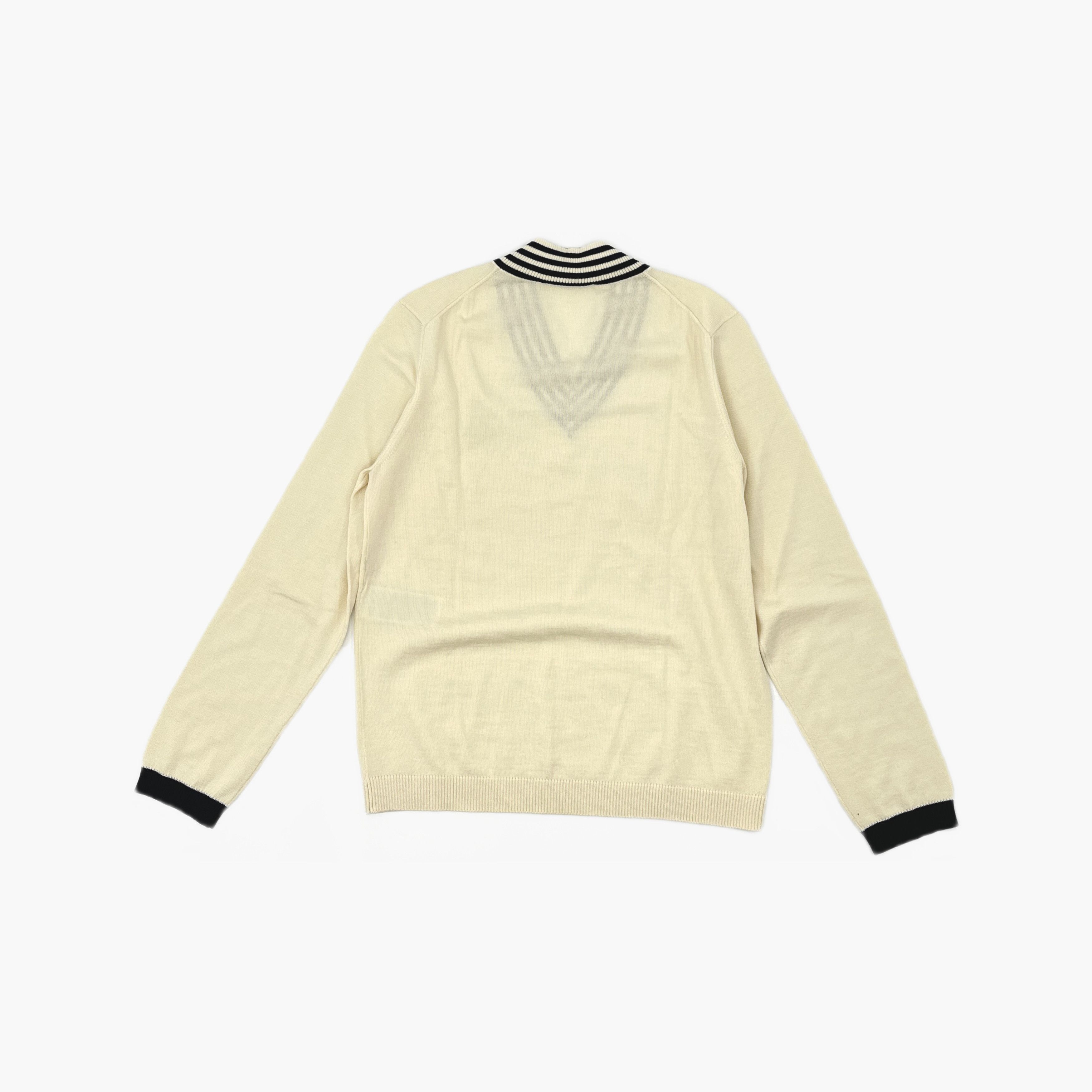 Gucci Gucci Bee Embroidery V-Neck Wool Sweater XL Size US XL / EU 56 / 4 - 3 Thumbnail