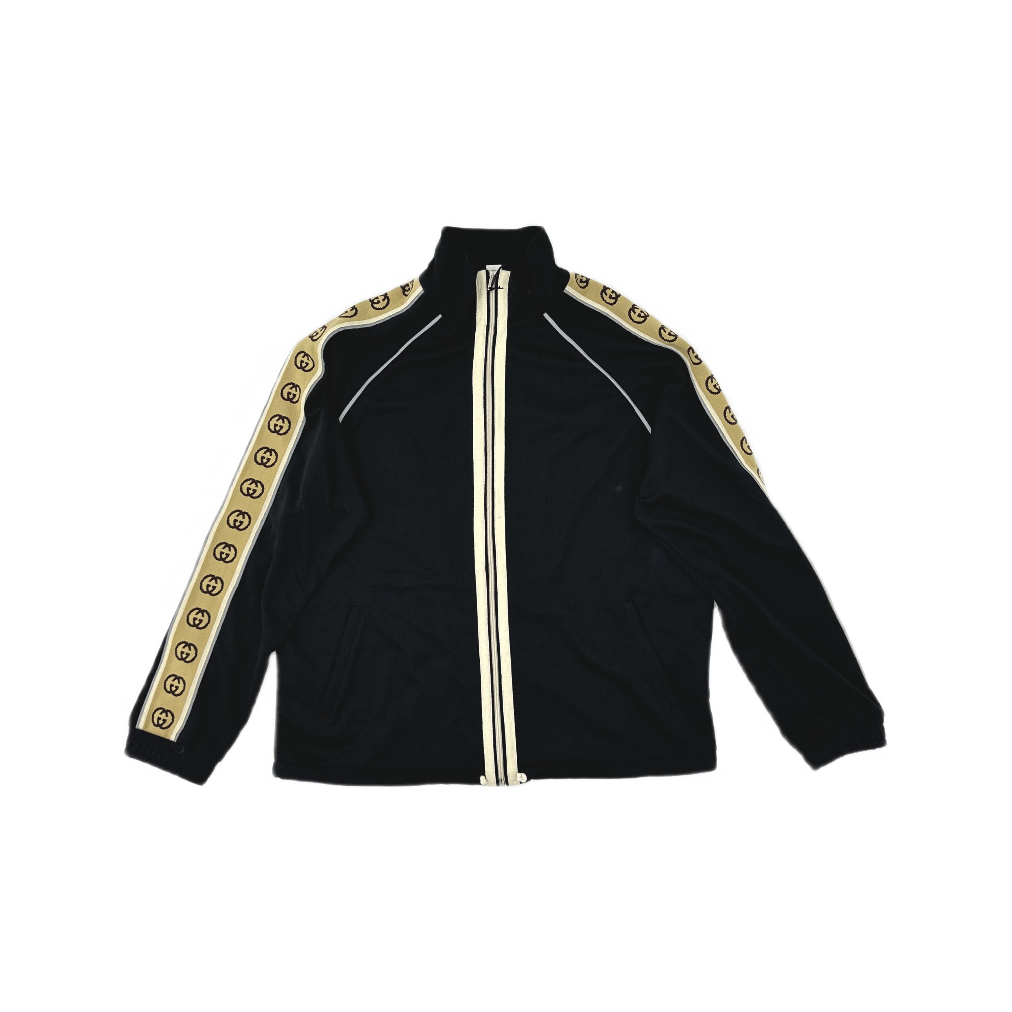 Gucci Gucci Logo Stripe Zip-Up Track Jacket XL Size US XL / EU 56 / 4 - 2 Thumbnail