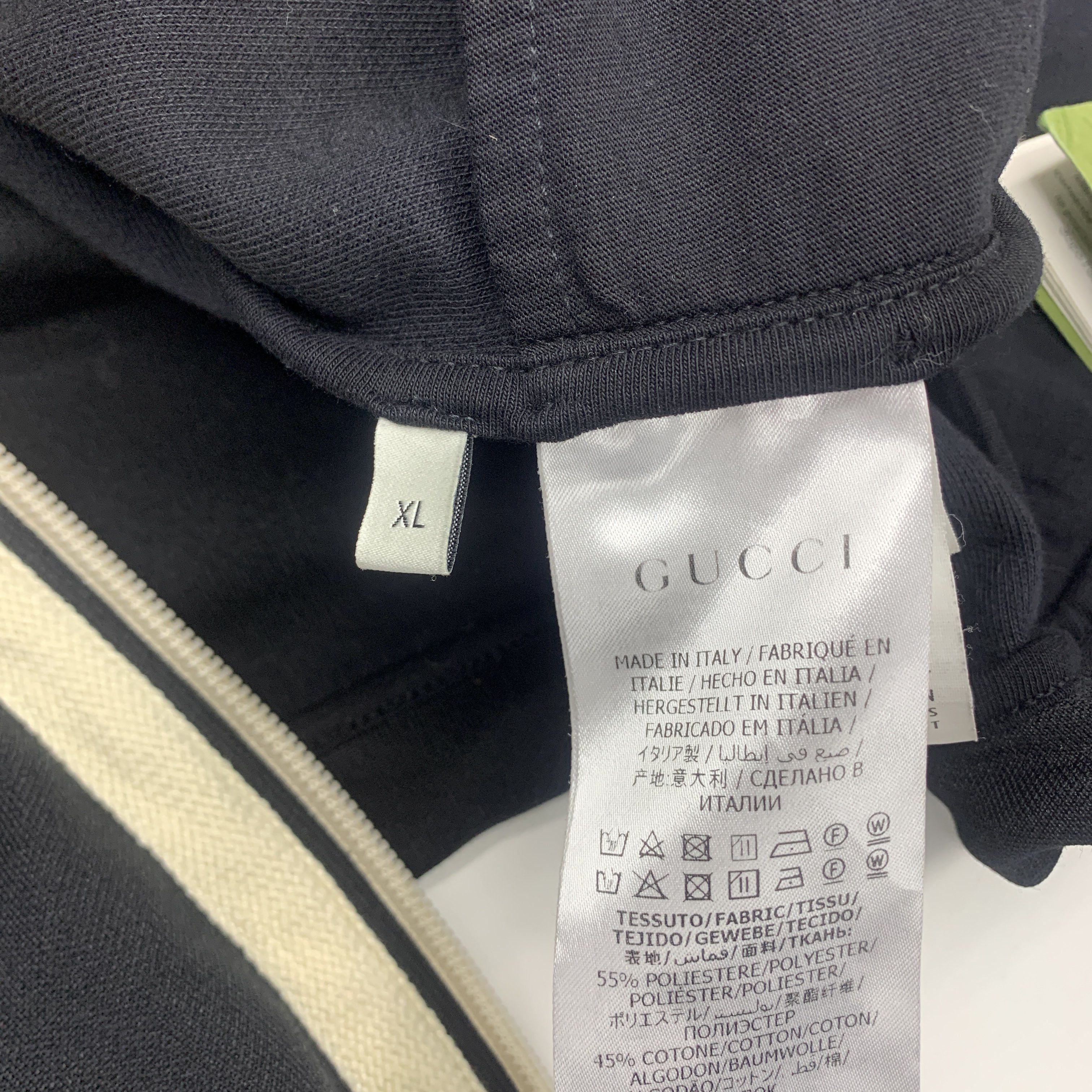 Gucci Gucci Logo Stripe Zip-Up Track Jacket XL Size US XL / EU 56 / 4 - 5 Thumbnail