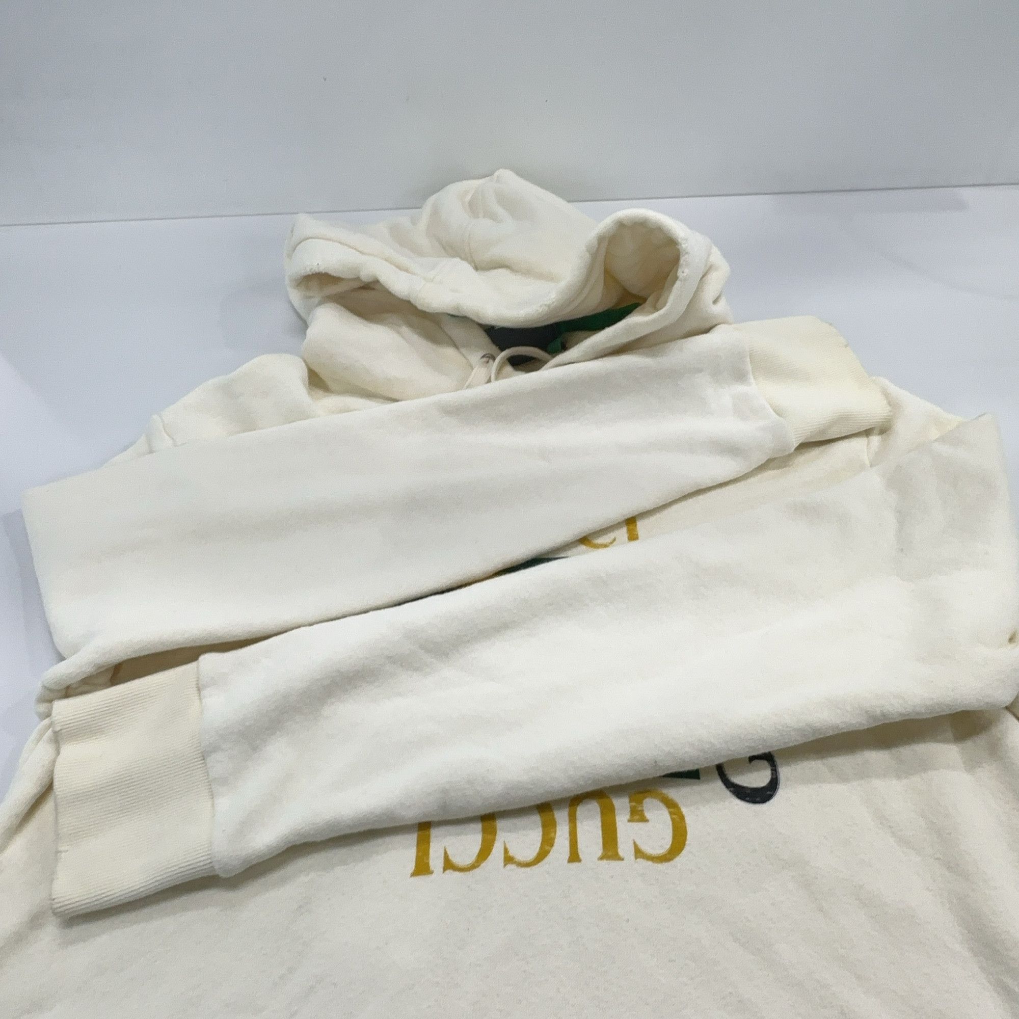 Gucci Gucci Logo Print Hoodie Size L Size US L / EU 52-54 / 3 - 13 Thumbnail
