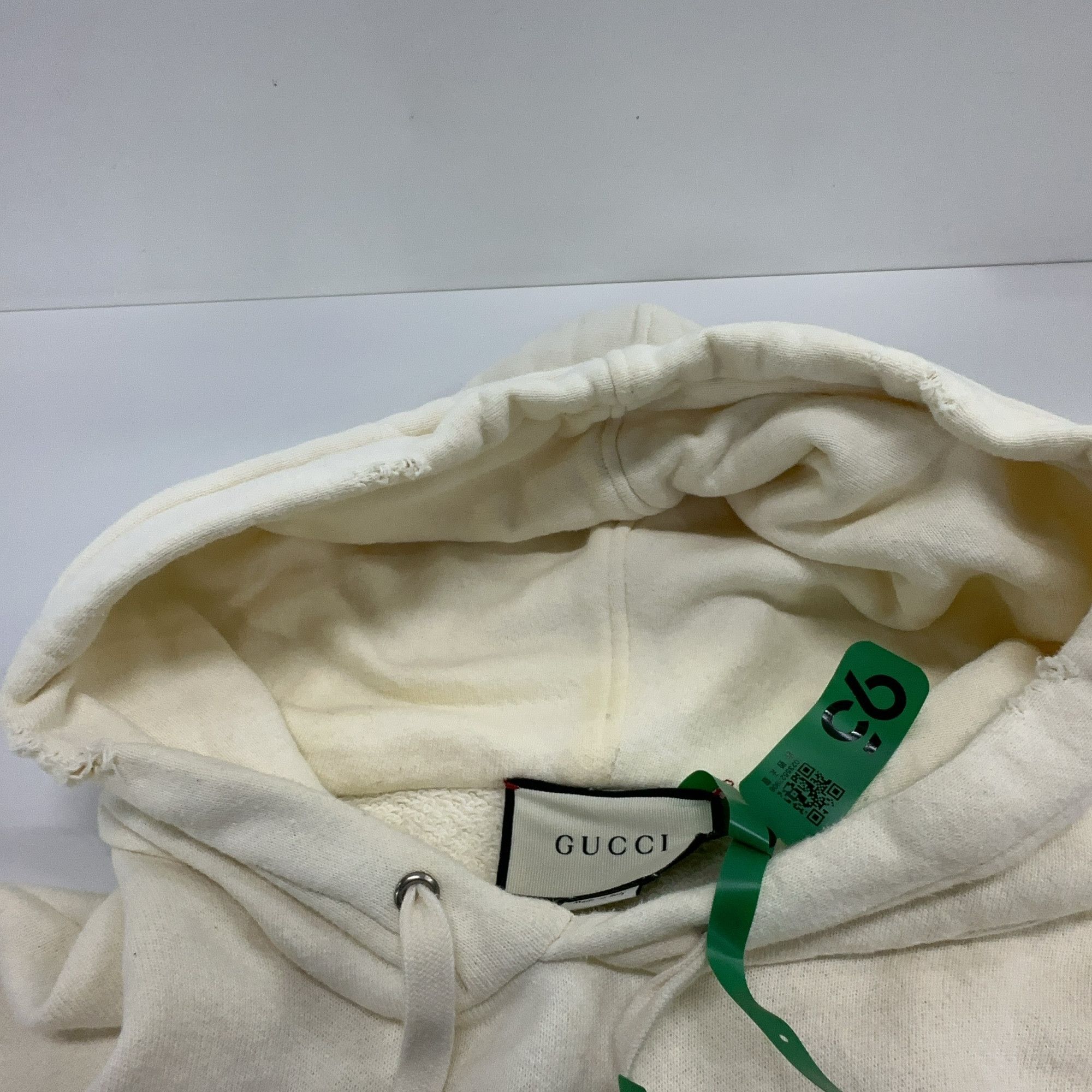 Gucci Gucci Logo Print Hoodie Size L Size US L / EU 52-54 / 3 - 7 Thumbnail
