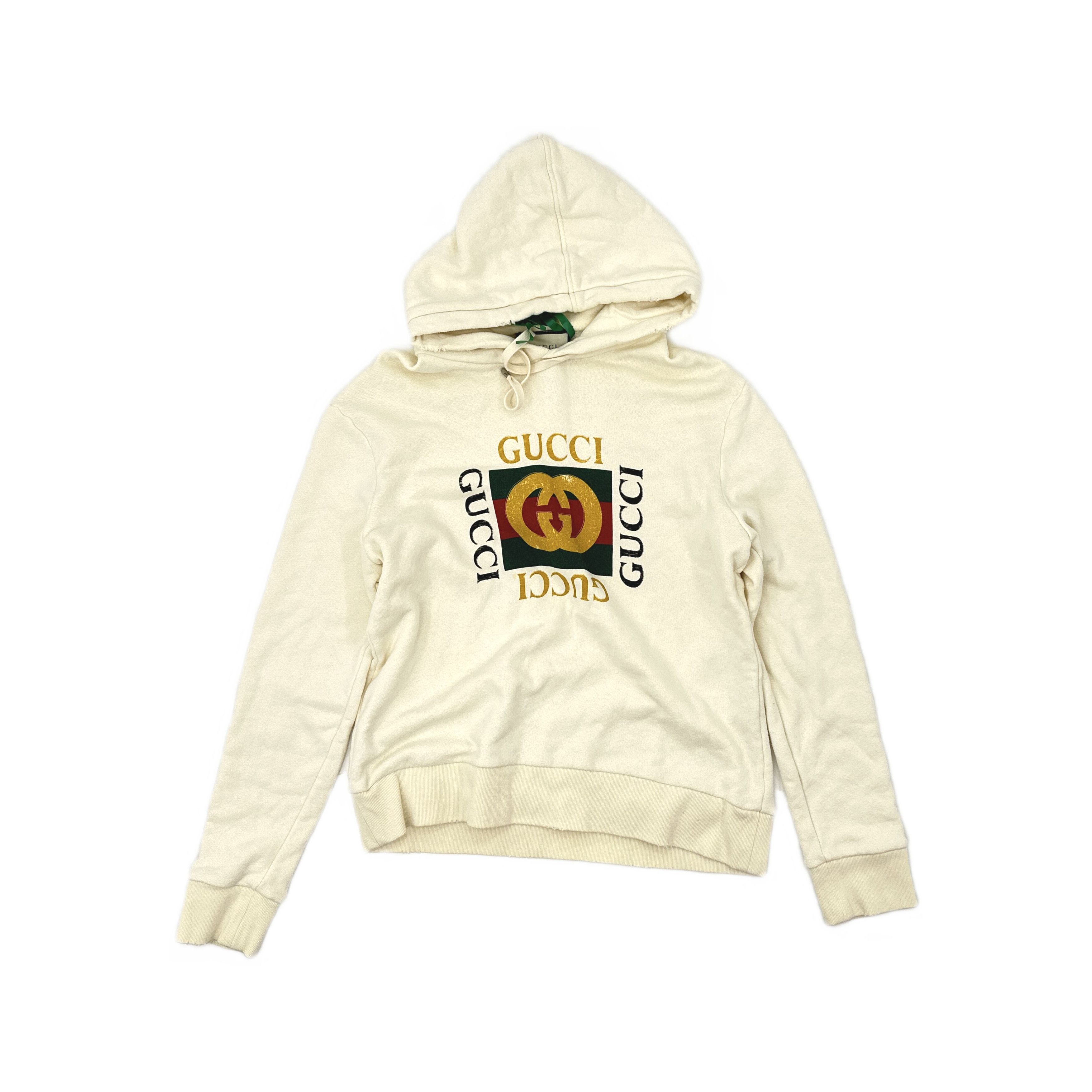 Gucci Gucci Logo Print Hoodie Size L Size US L / EU 52-54 / 3 - 2 Thumbnail