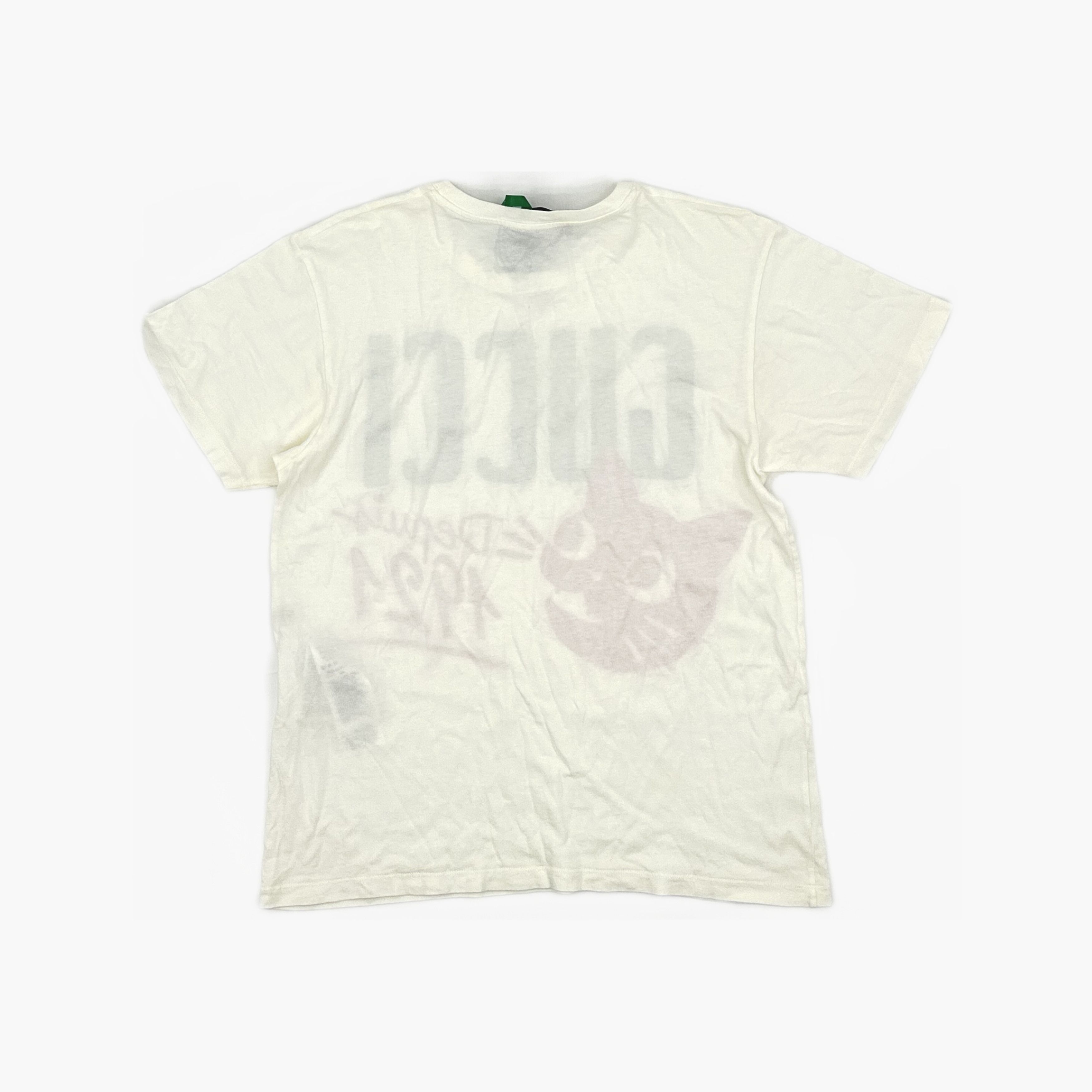 Gucci Gucci Logo Cat Print T-Shirt XXS Size XXS / US 00 / IT 34 - 3 Thumbnail