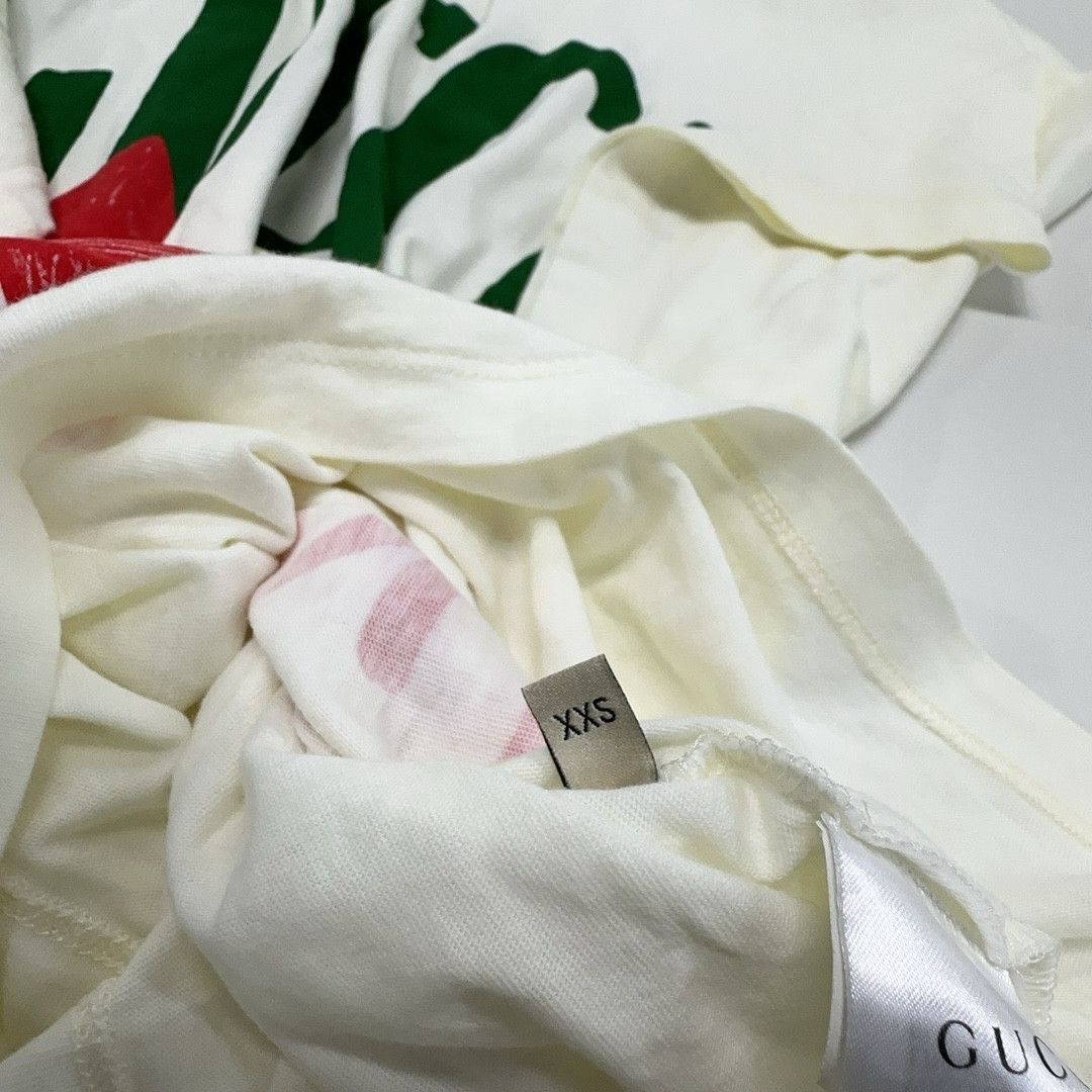 Gucci Gucci Logo Cat Print T-Shirt XXS Size XXS / US 00 / IT 34 - 5 Thumbnail