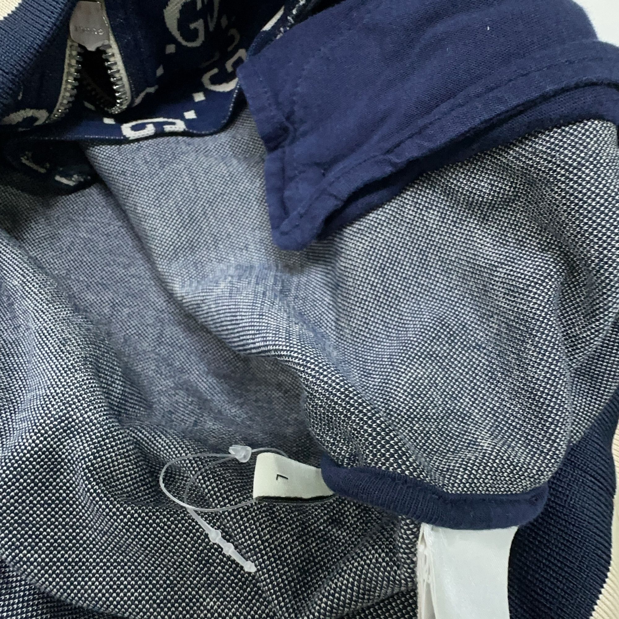 Gucci Gucci GG Jacquard Monogram Zip Track Jacket US L Size US L / EU 52-54 / 3 - 5 Thumbnail