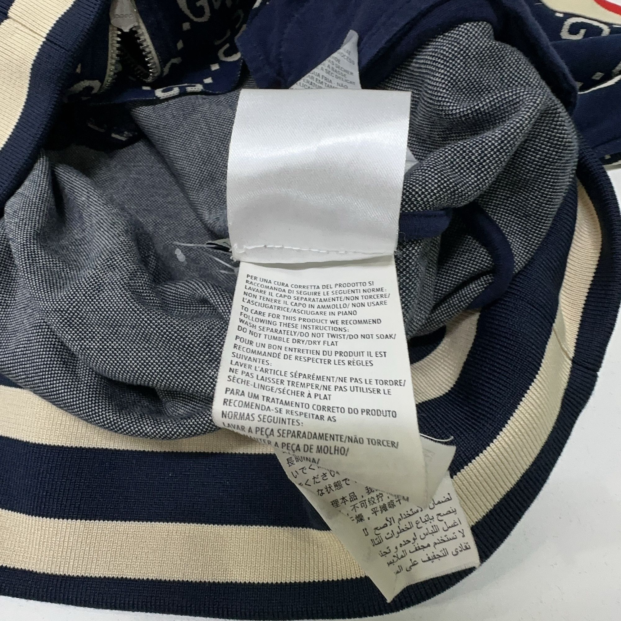 Gucci Gucci GG Jacquard Monogram Zip Track Jacket US L Size US L / EU 52-54 / 3 - 8 Thumbnail