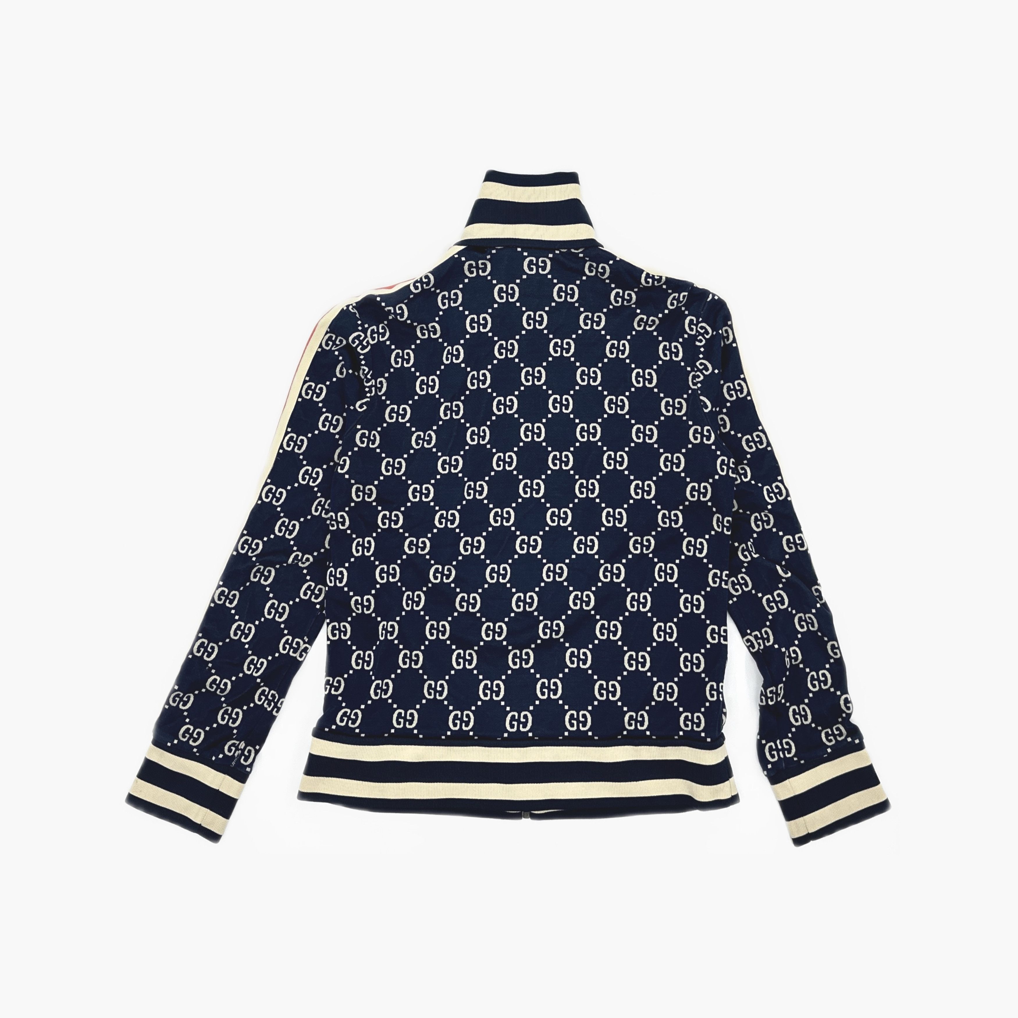 Gucci Gucci GG Jacquard Monogram Zip Track Jacket US L Size US L / EU 52-54 / 3 - 3 Thumbnail