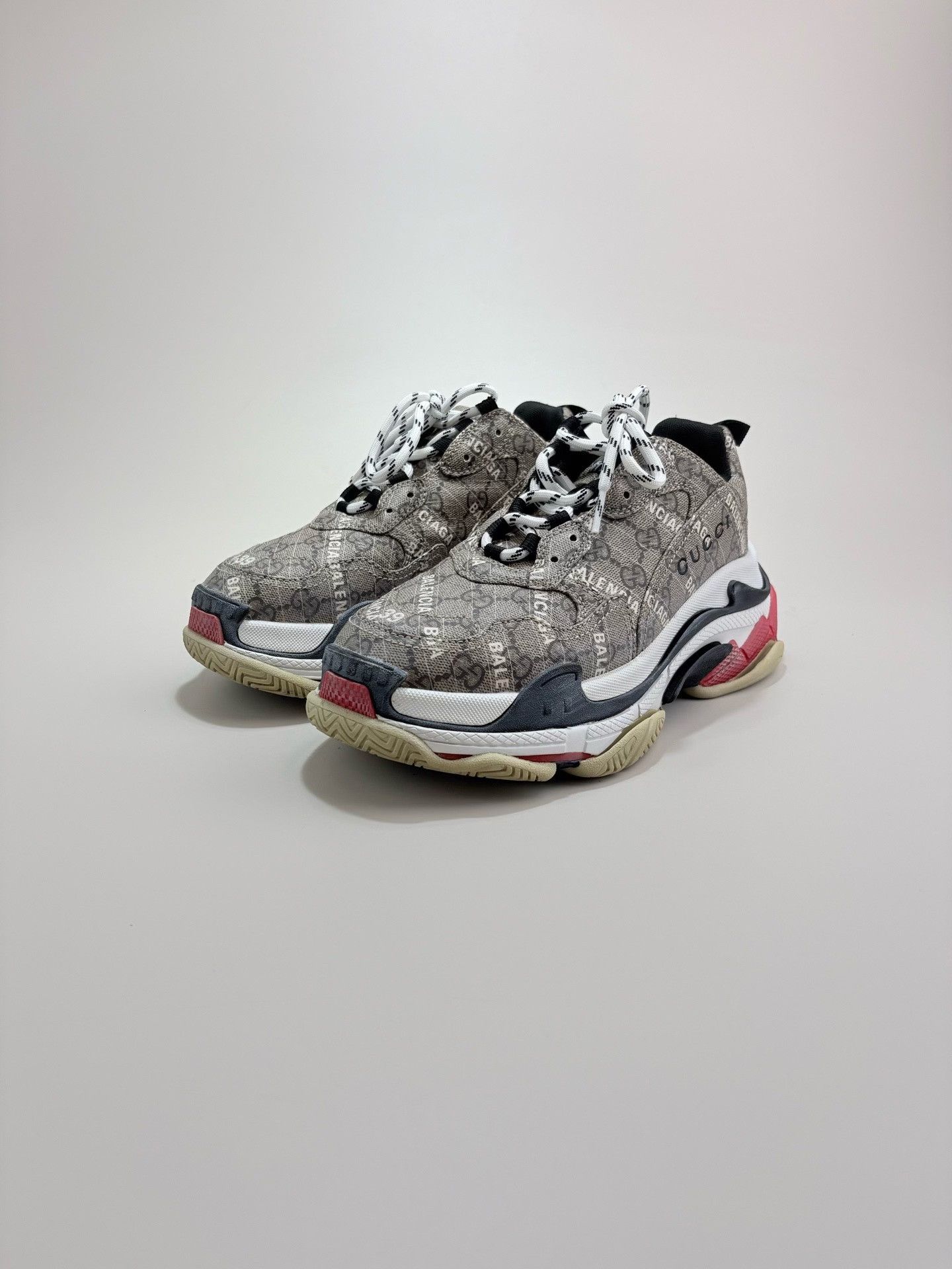 Balenciaga × Gucci Balenciaga x Gucci Hacker Project Triple S Sneakers 39 Size US 6 / EU 39 - 2 Thumbnail