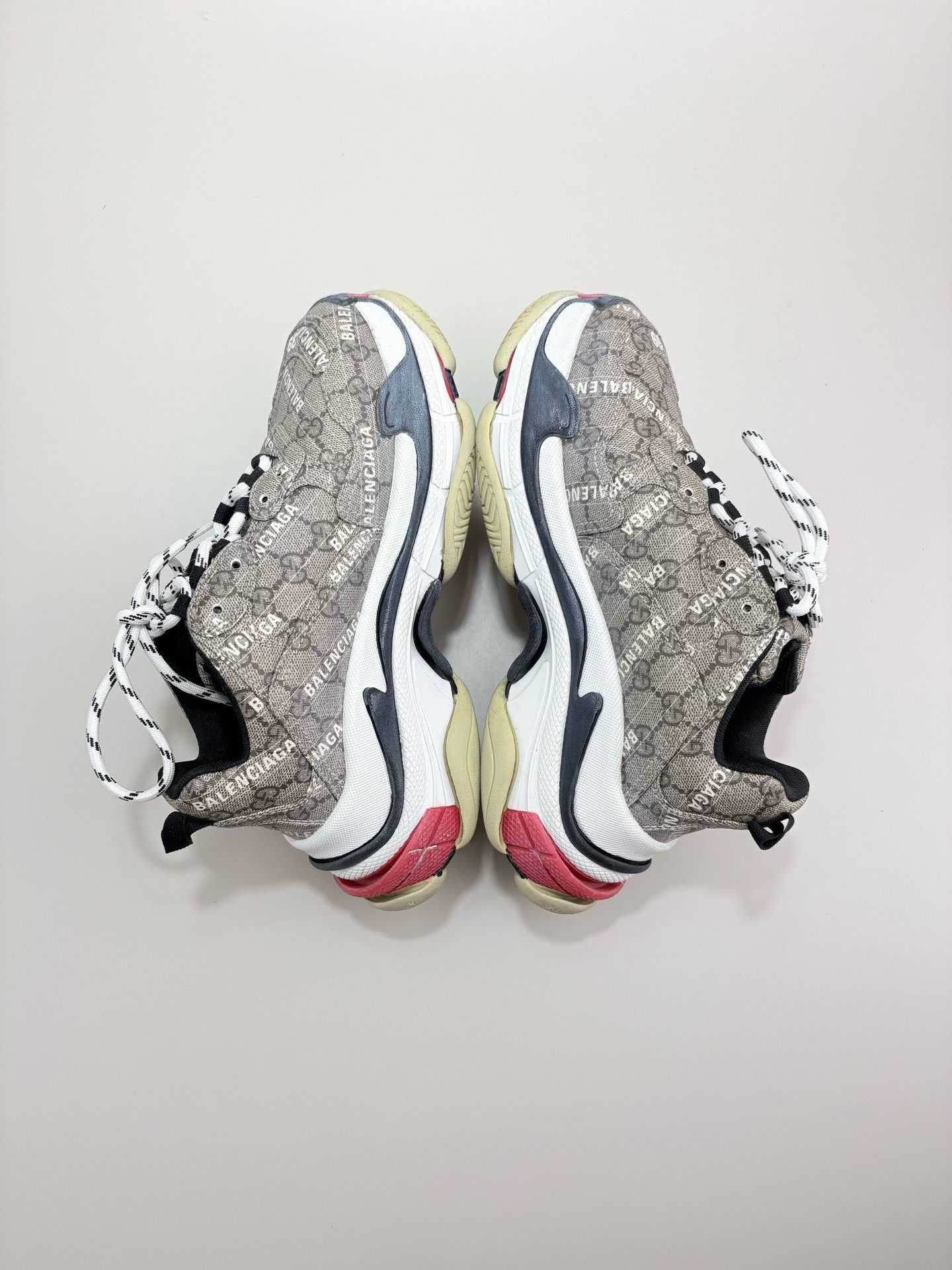 Balenciaga × Gucci Balenciaga x Gucci Hacker Project Triple S Sneakers 39 Size US 6 / EU 39 - 6 Thumbnail