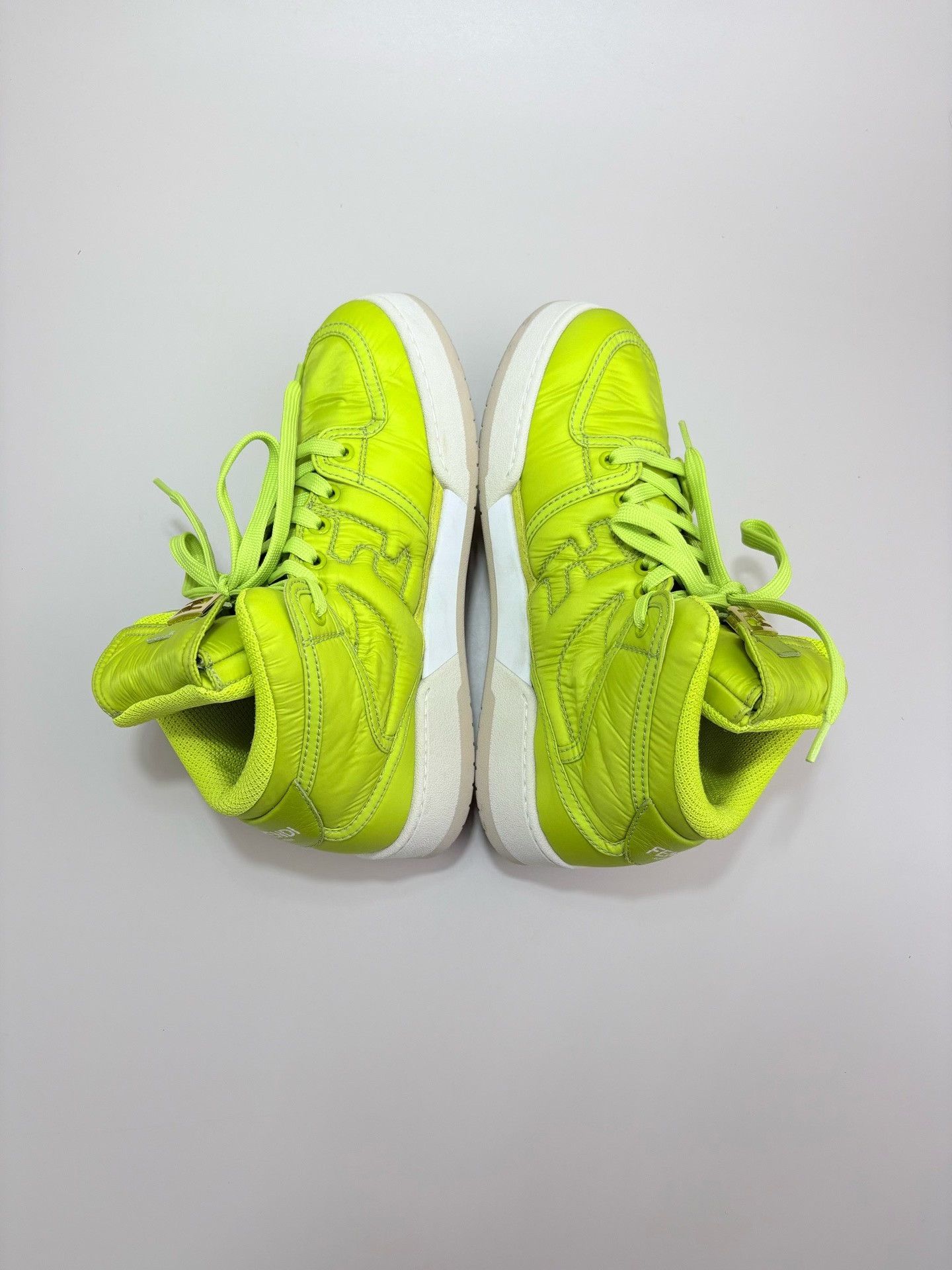 Fendi Fendi Green Match Hi-Top Sneakers 38 Size US 5.5 / EU 38 - 6 Thumbnail