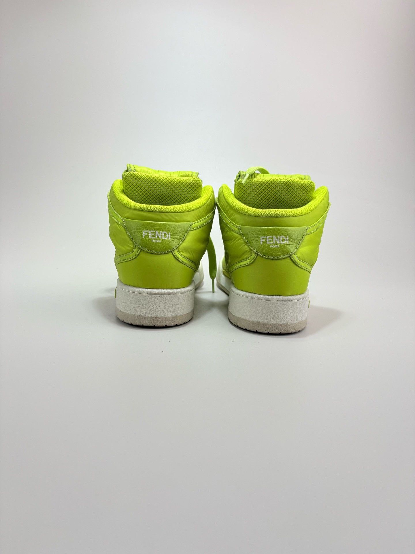 Fendi Fendi Green Match Hi-Top Sneakers 38 Size US 5.5 / EU 38 - 4 Thumbnail