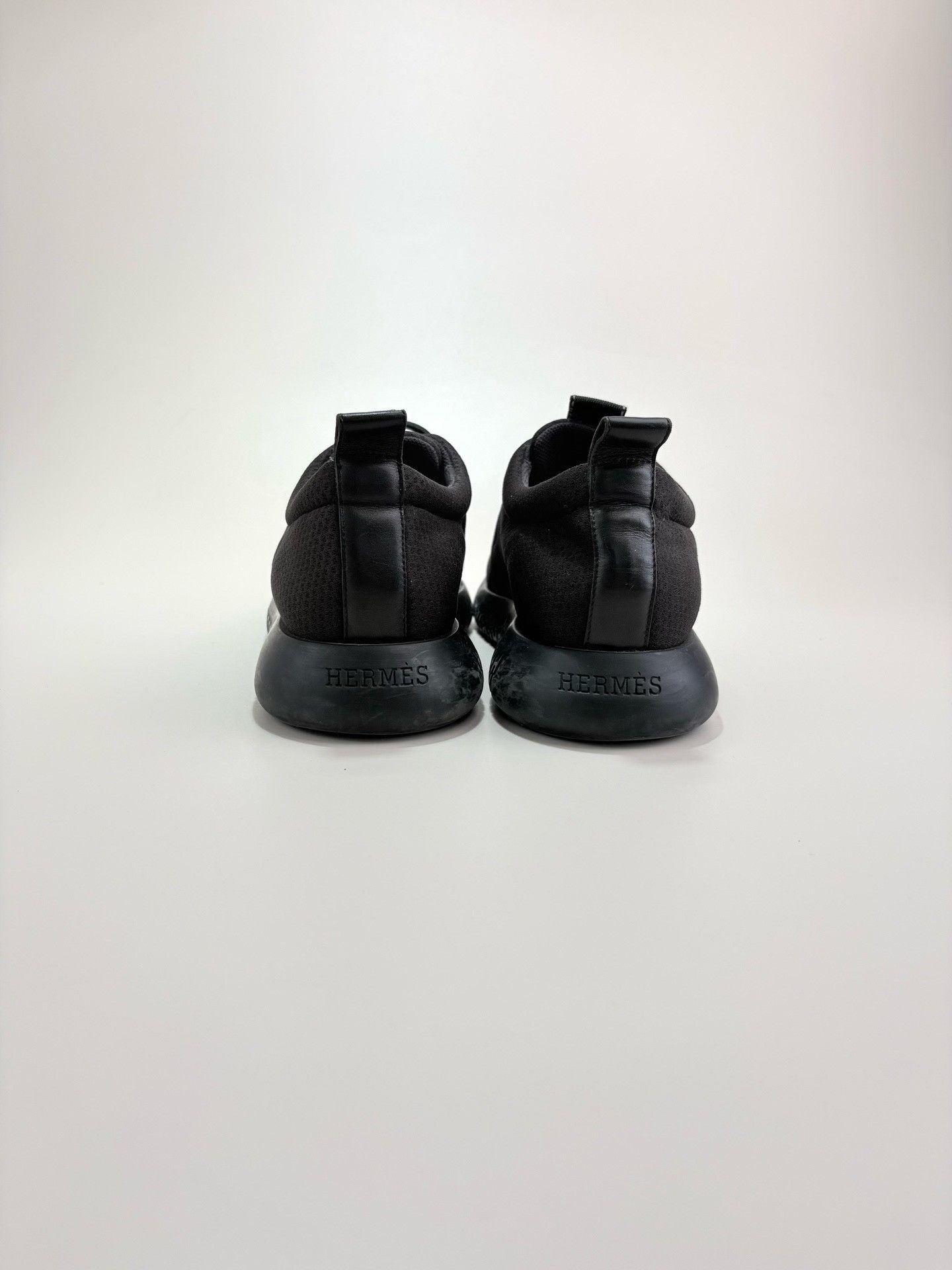 Hermes Hermes Black Technical Knit Sneakers Size 39 Size US 6 / EU 39 - 4 Thumbnail