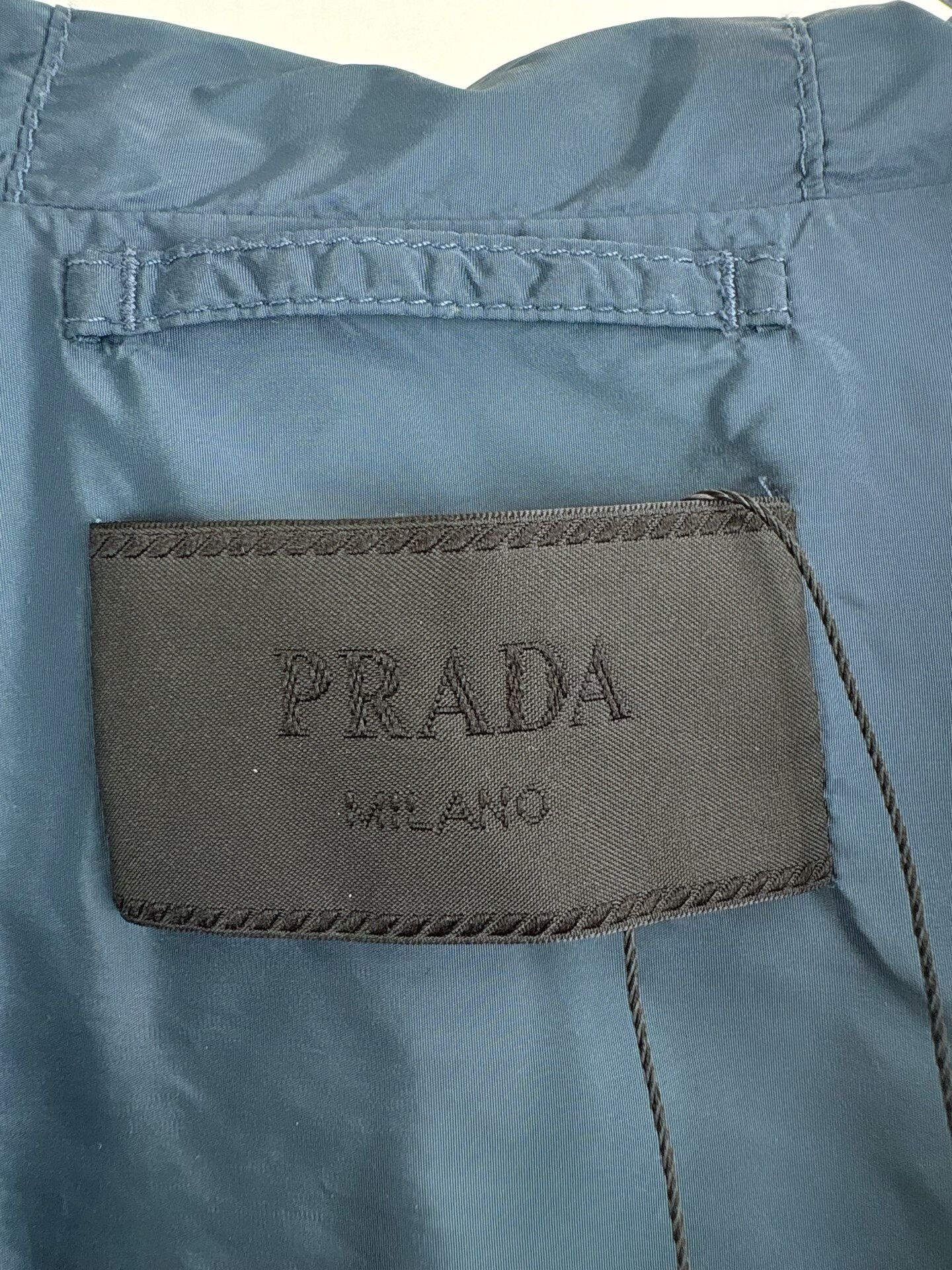 Prada Prada Triangle Logo Hooded Jacket Size 56 Size US XL / EU 56 / 4 - 5 Thumbnail