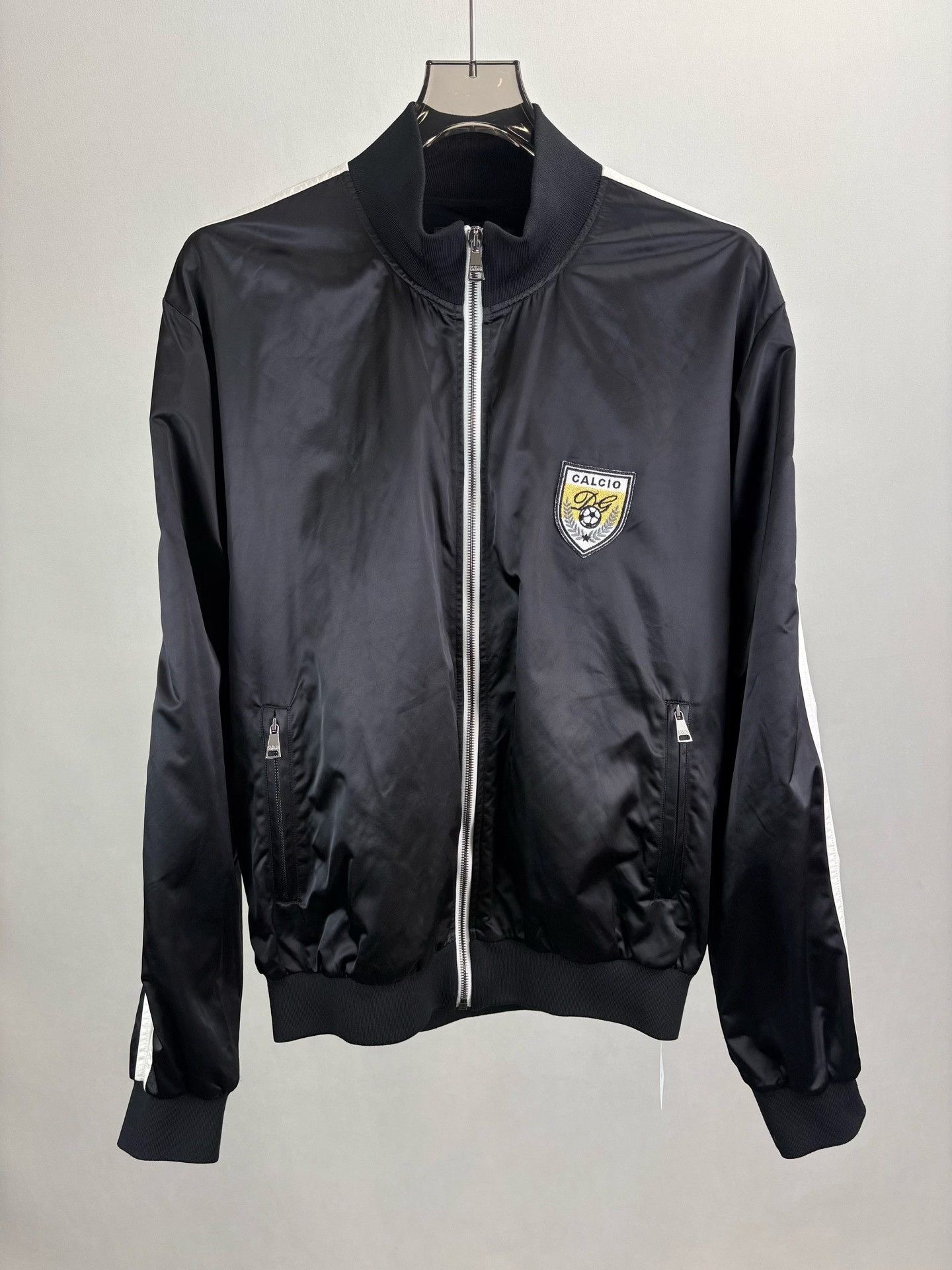 Dolce & Gabbana Dolce & Gabbana Calcio Patch Bomber Jacket Size 52 Size US L / EU 52-54 / 3 - 2 Thumbnail
