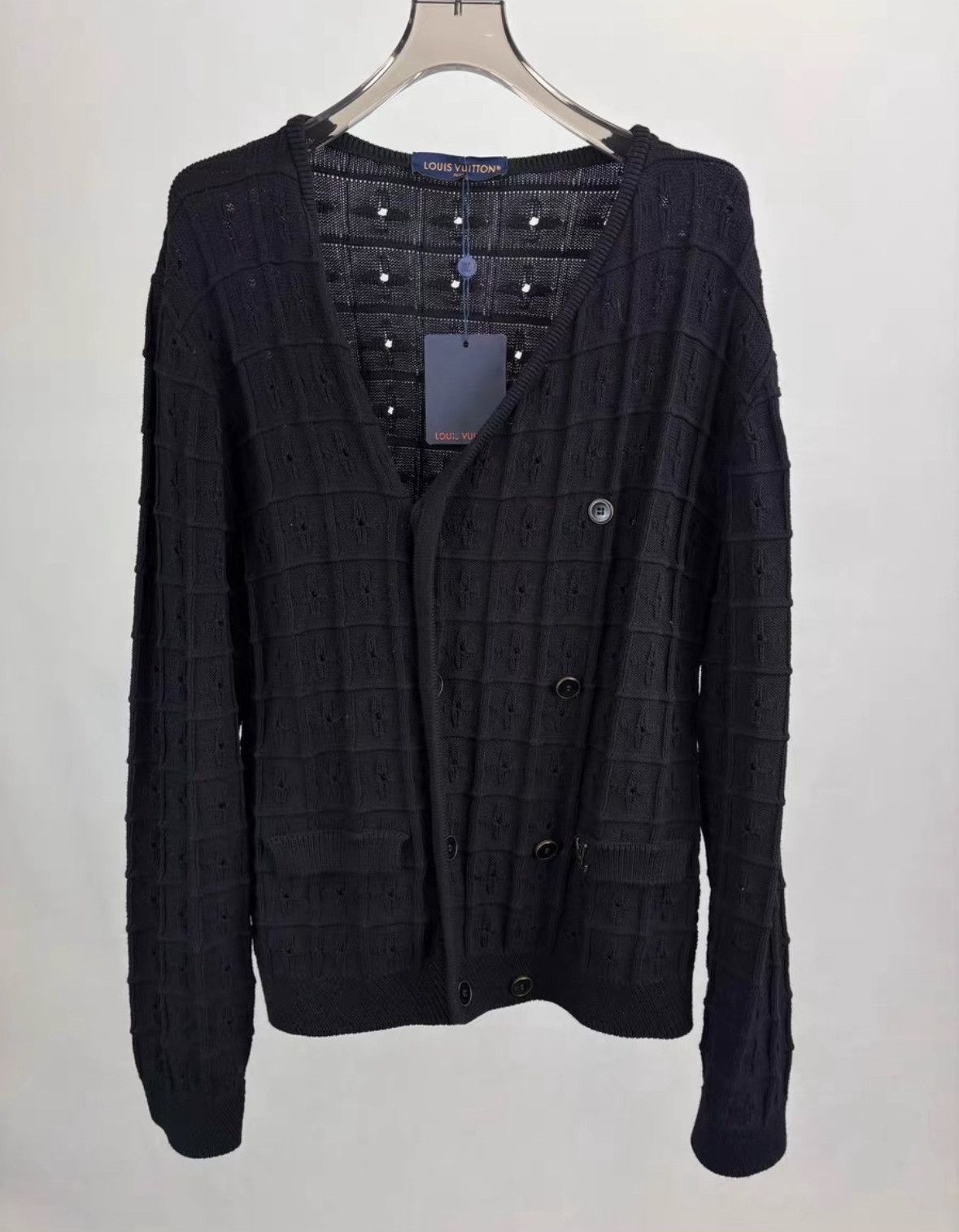 Louis Vuitton Louis Vuitton Double Breasted Knit Cardigan XXL Size US XXL / EU 58 / 5 - 2 Thumbnail