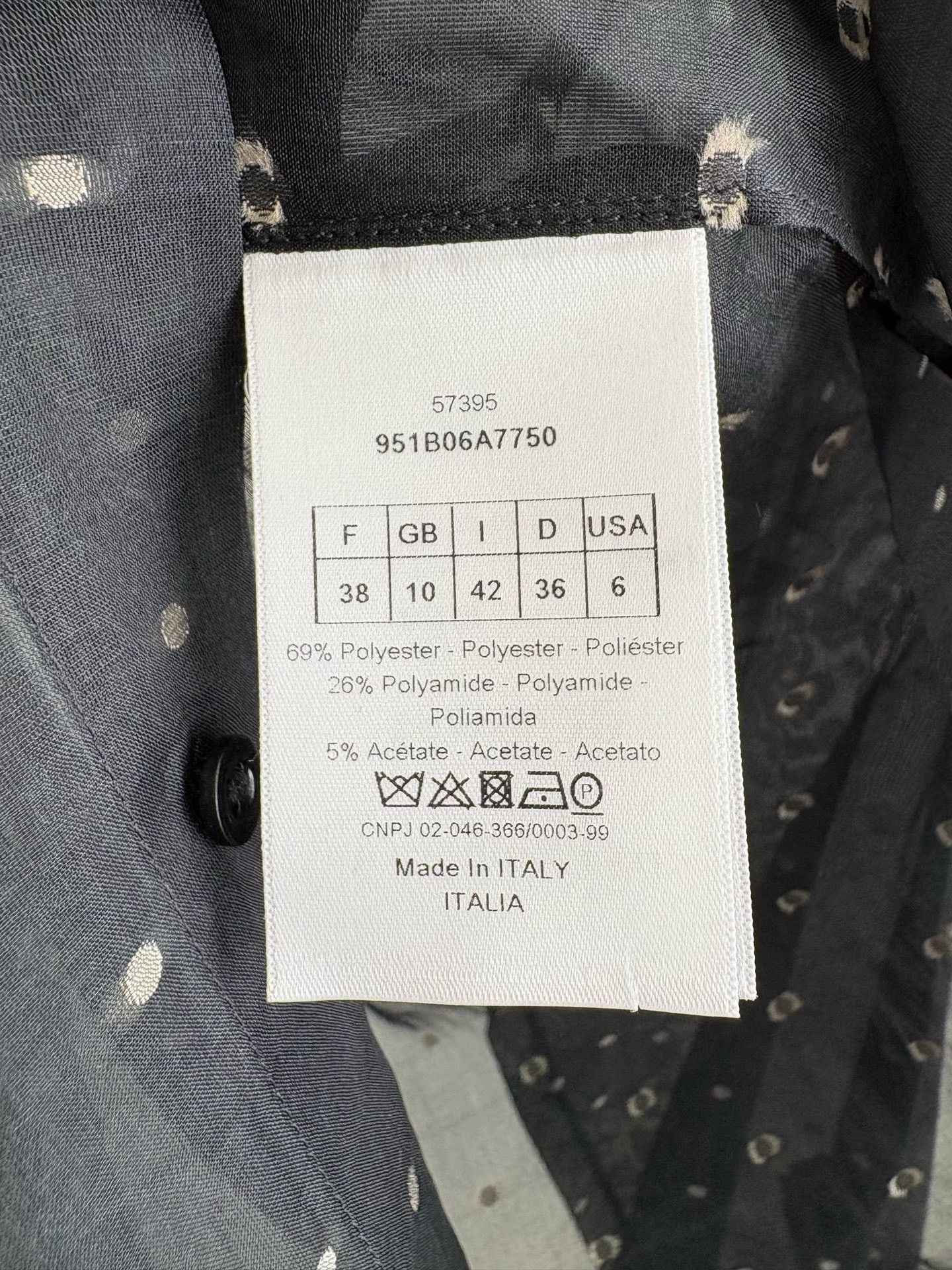 Dior Dior Polka Dot Organza Shirt FR 38 Size S / US 4 / IT 40 - 7 Thumbnail