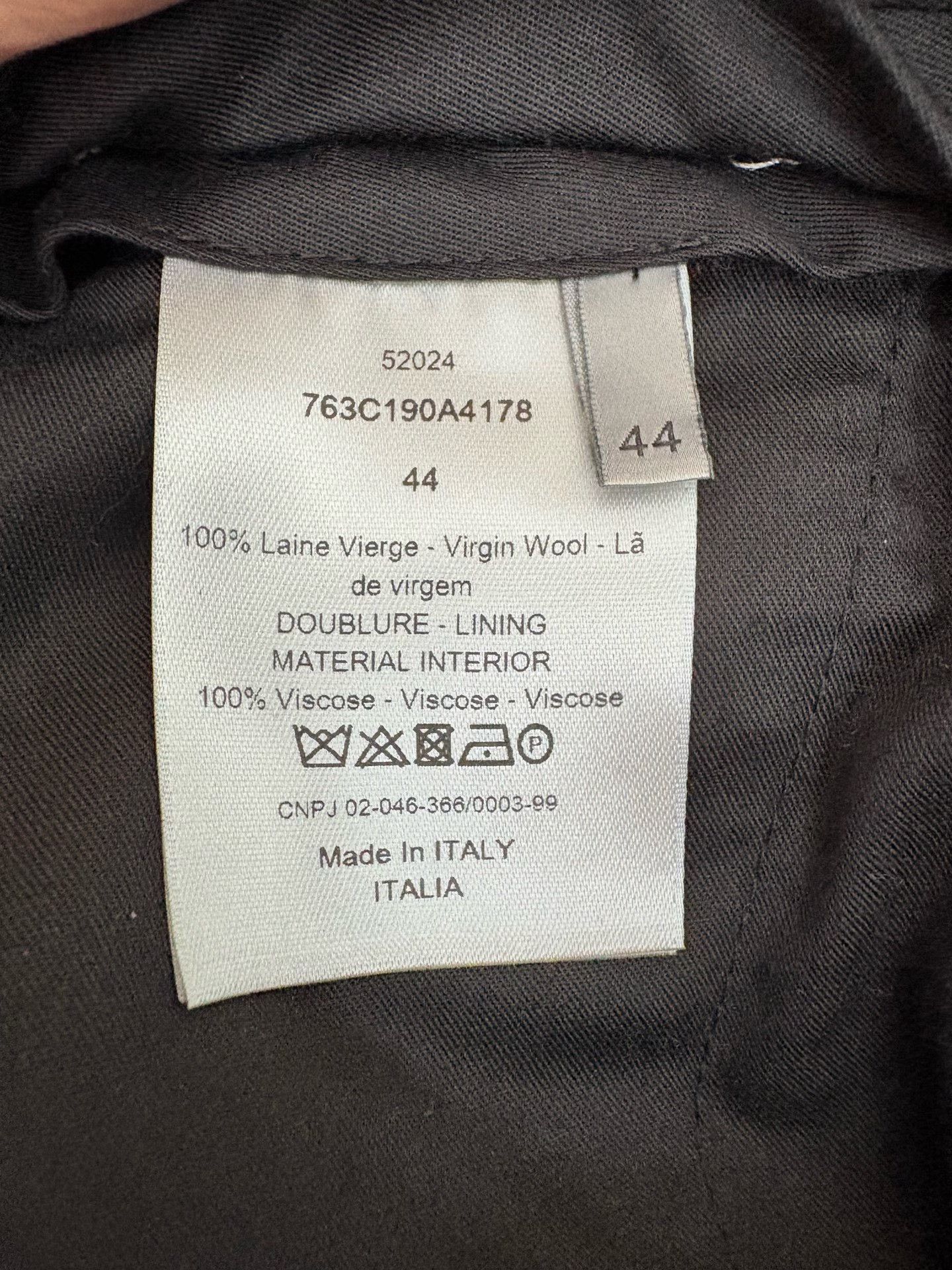 Dior Dior Virgin Wool Formal Trousers EU 44 Size 34R - 5 Thumbnail