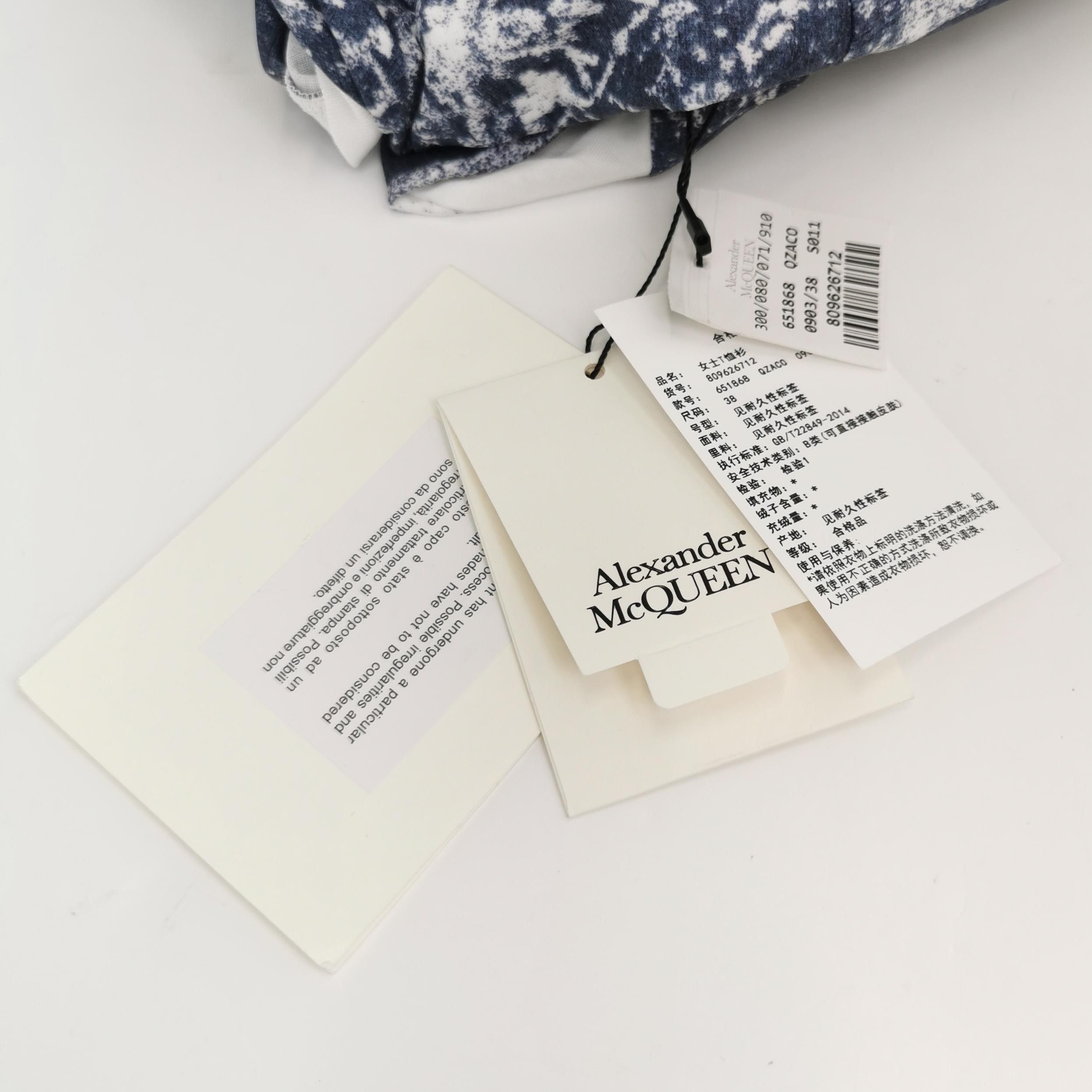 Alexander McQueen Alexander McQueen Women s Short Sleeve Shirts Size S / US 4 / IT 40 - 4 Thumbnail