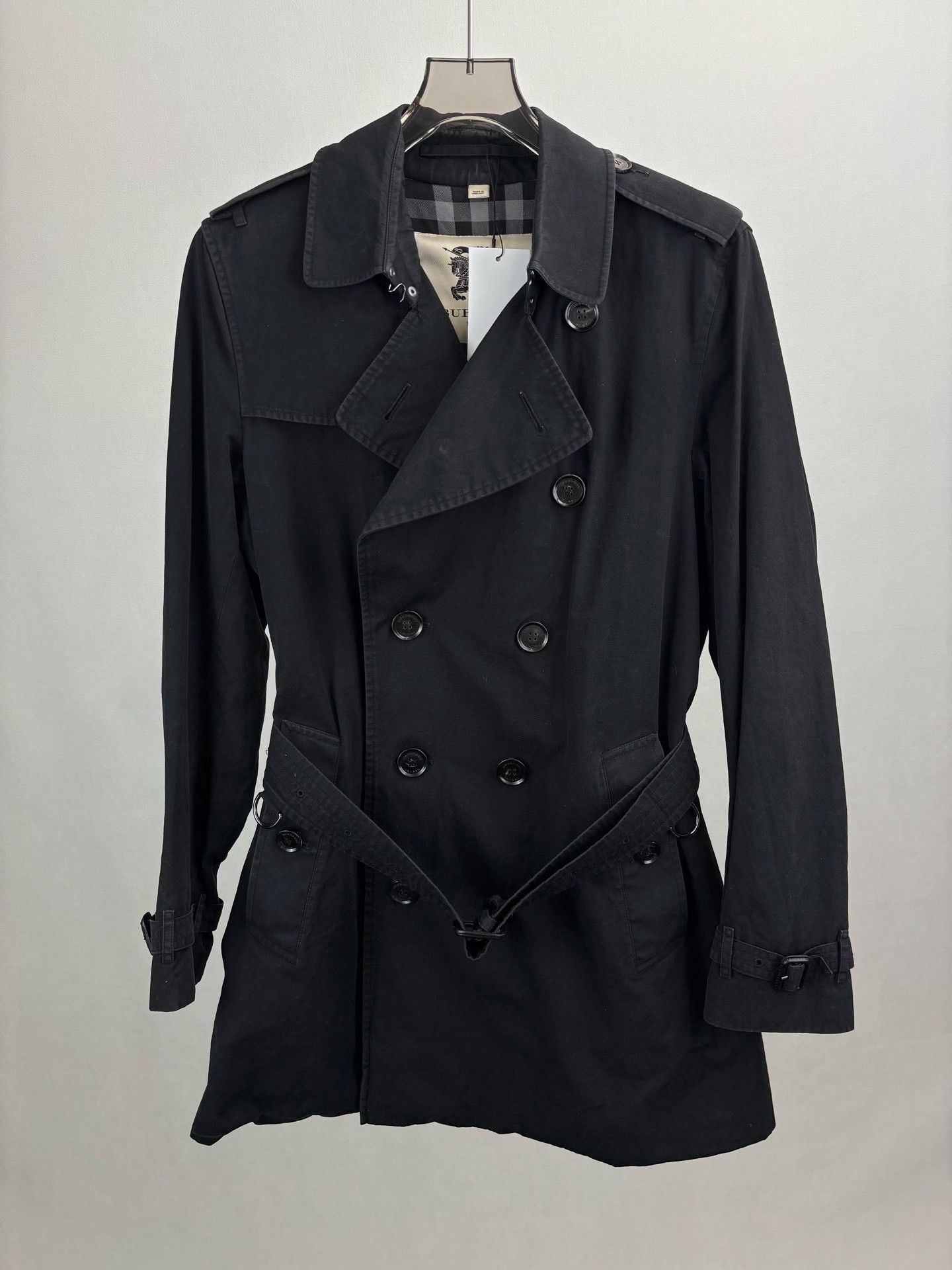 Burberry Burberry Double Breasted Trench Coat 48 Size US M / EU 48-50 / 2 - 2 Thumbnail