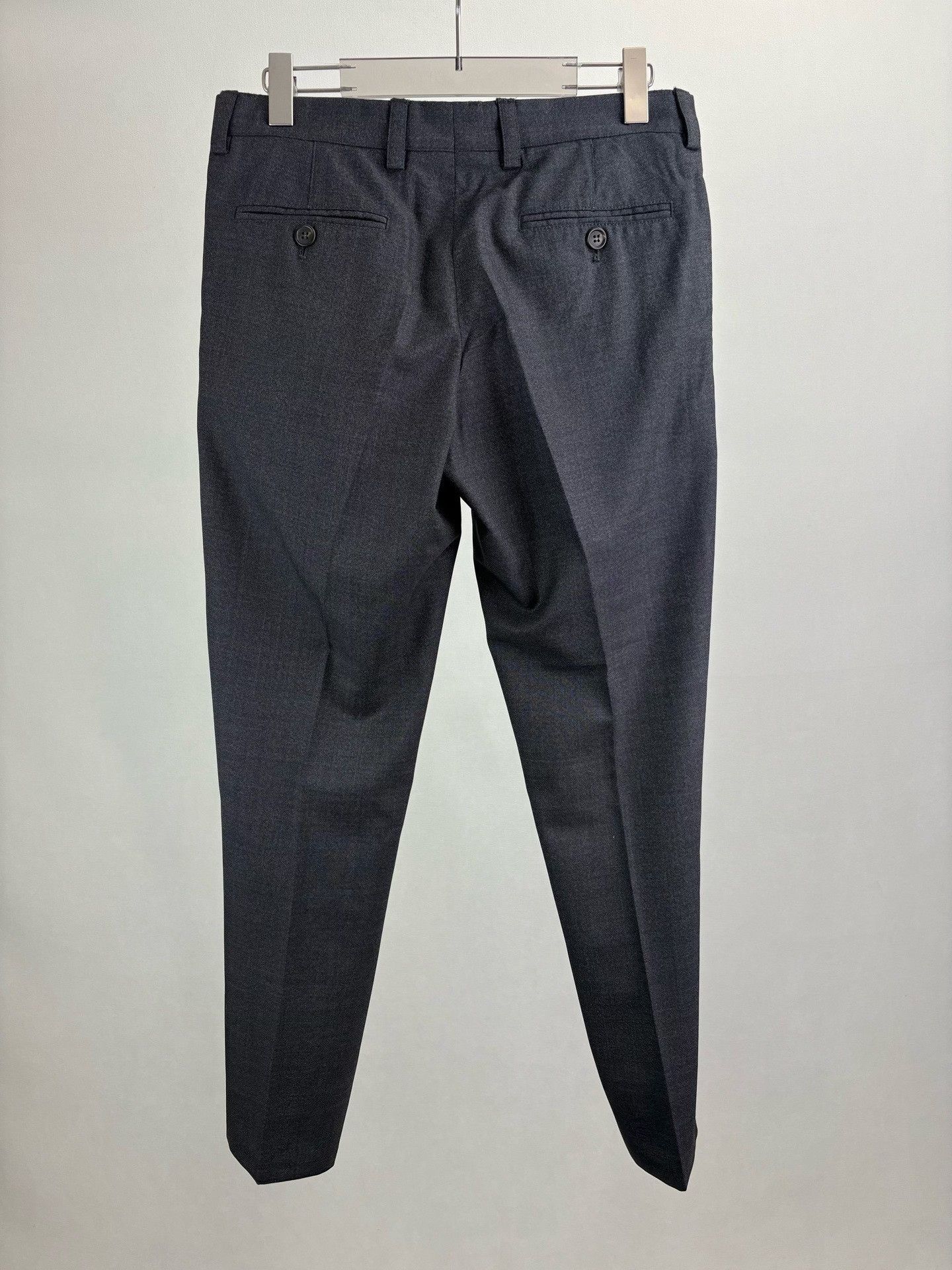 Brunello Cucinelli Brunello Cucinelli Grey Wool Trousers 40R Size 40R - 5 Thumbnail