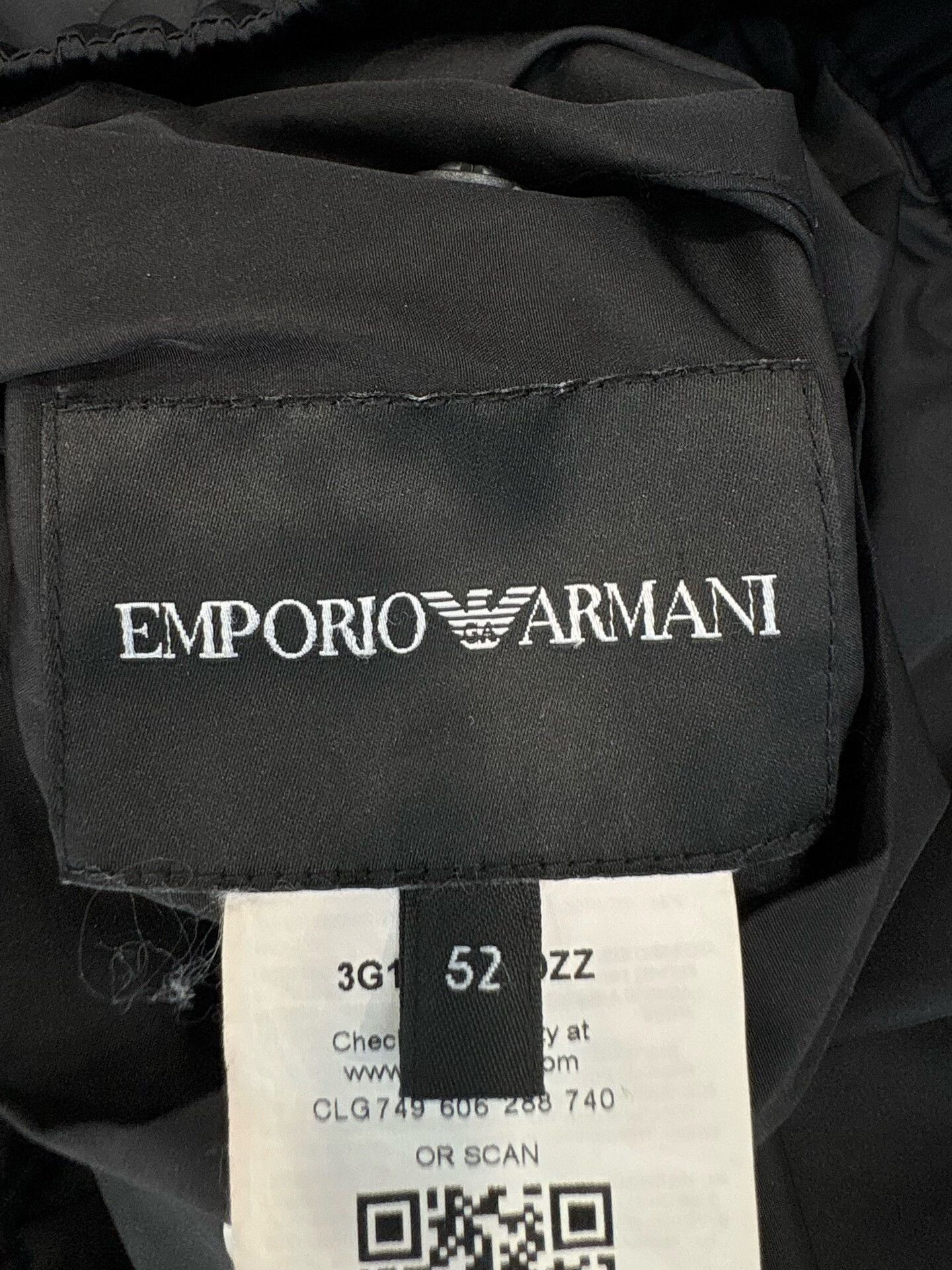 Emporio Armani Emporio Armani Reversible Hooded Jacket 52 Size US L / EU 52-54 / 3 - 6 Thumbnail