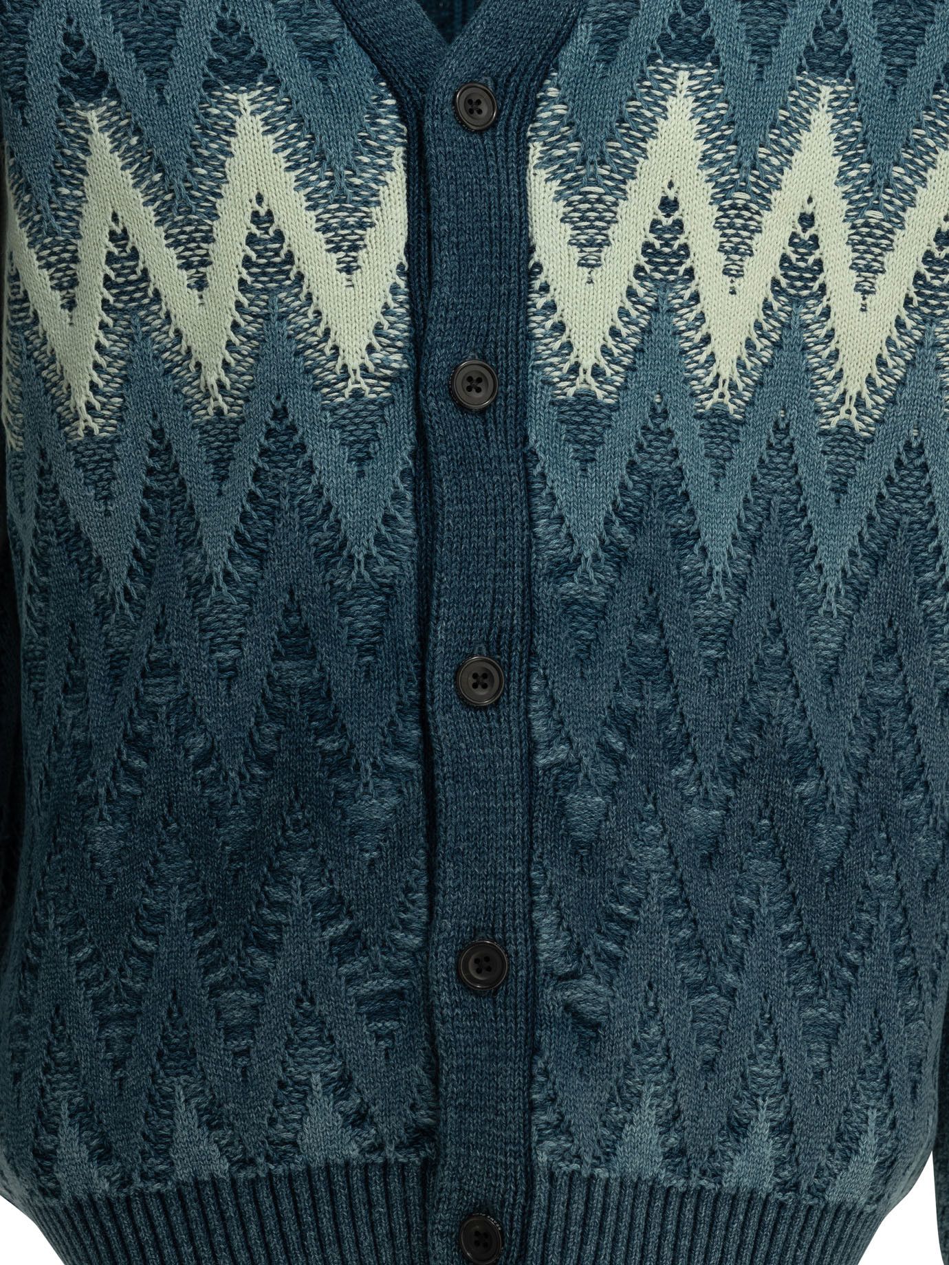 Beams Plus Beams Plus Indigo Yarn Cardigan tag size XL Men - USA Duties Paid Size US XL / EU 56 / 4 - 4 Thumbnail