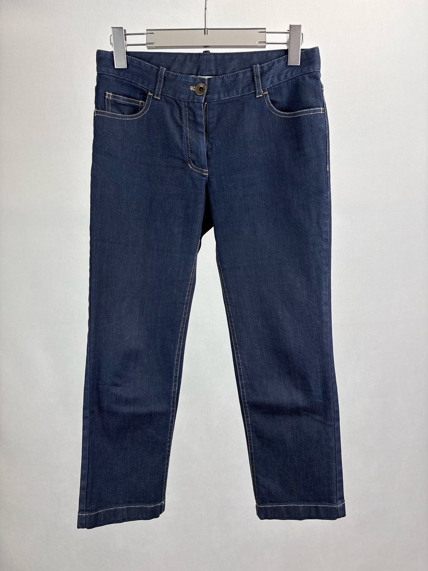 Celine Celine Embroidered Logo Denim Jeans 38 Size 27" / US 4 / IT 40 - 3 Thumbnail